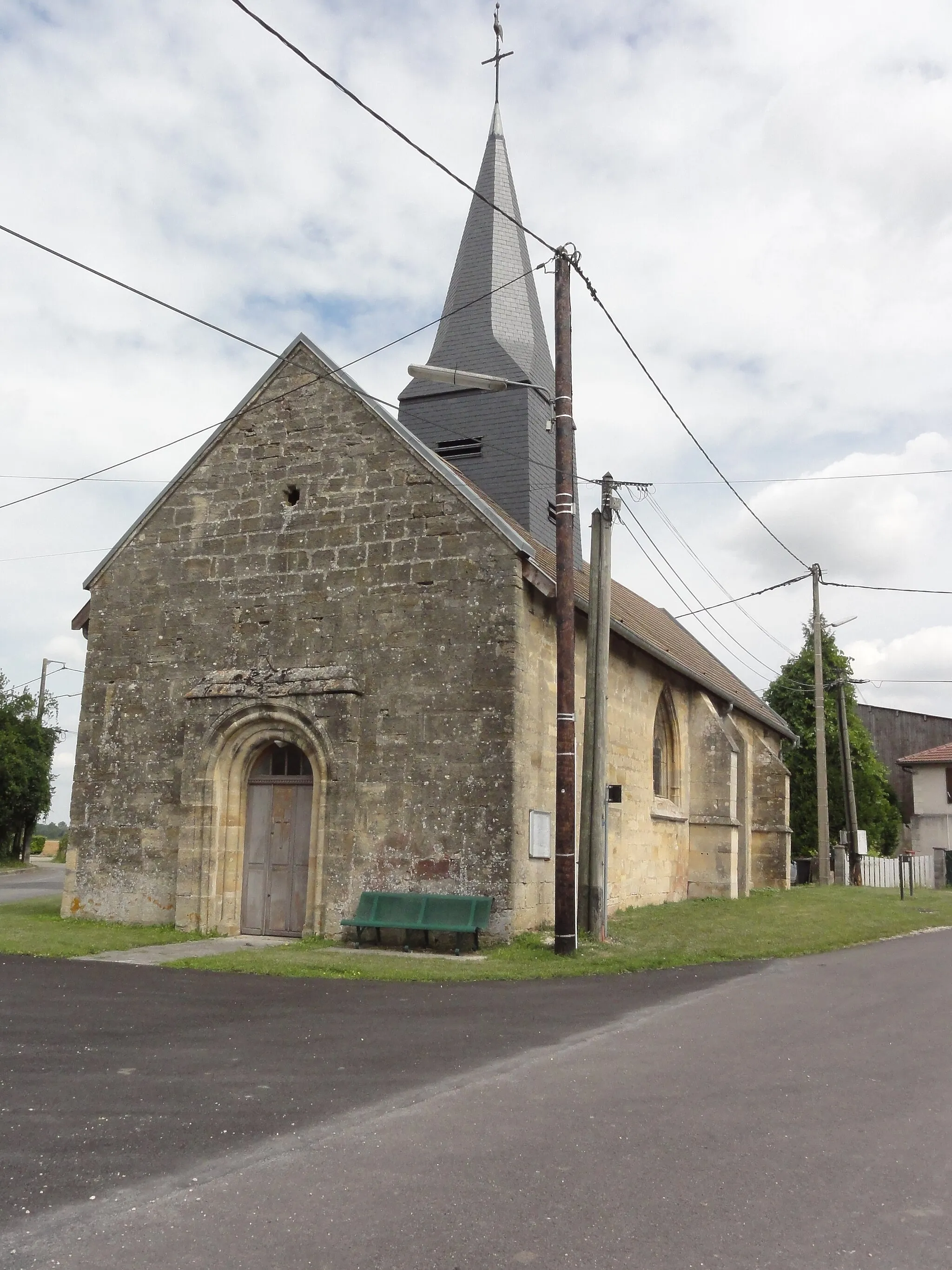 Photo showing: Remennecourt (Meuse) église