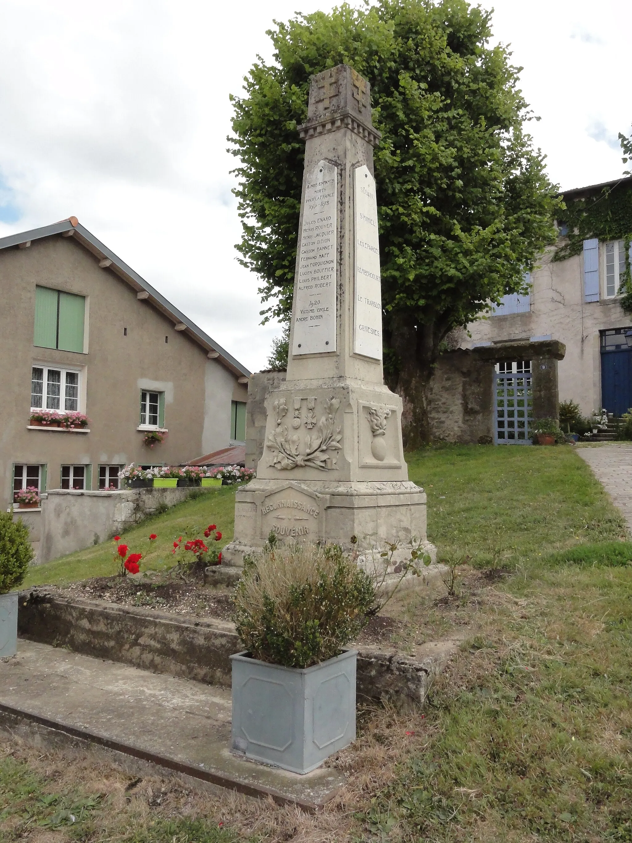 Photo showing: Gimécourt (Meuse) monument aux morts