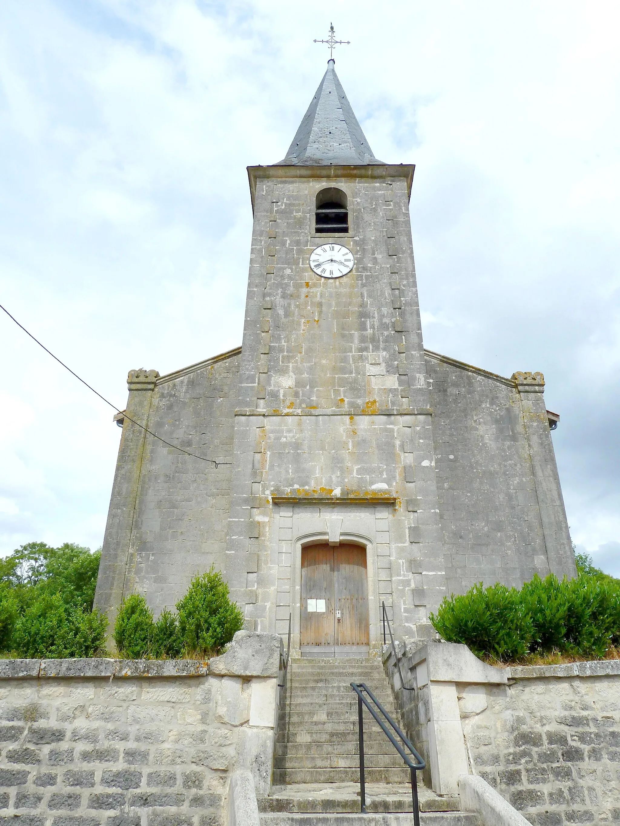 Photo showing: Chonville église Saint-Brice - référence Monuments Historiques PA00106505
