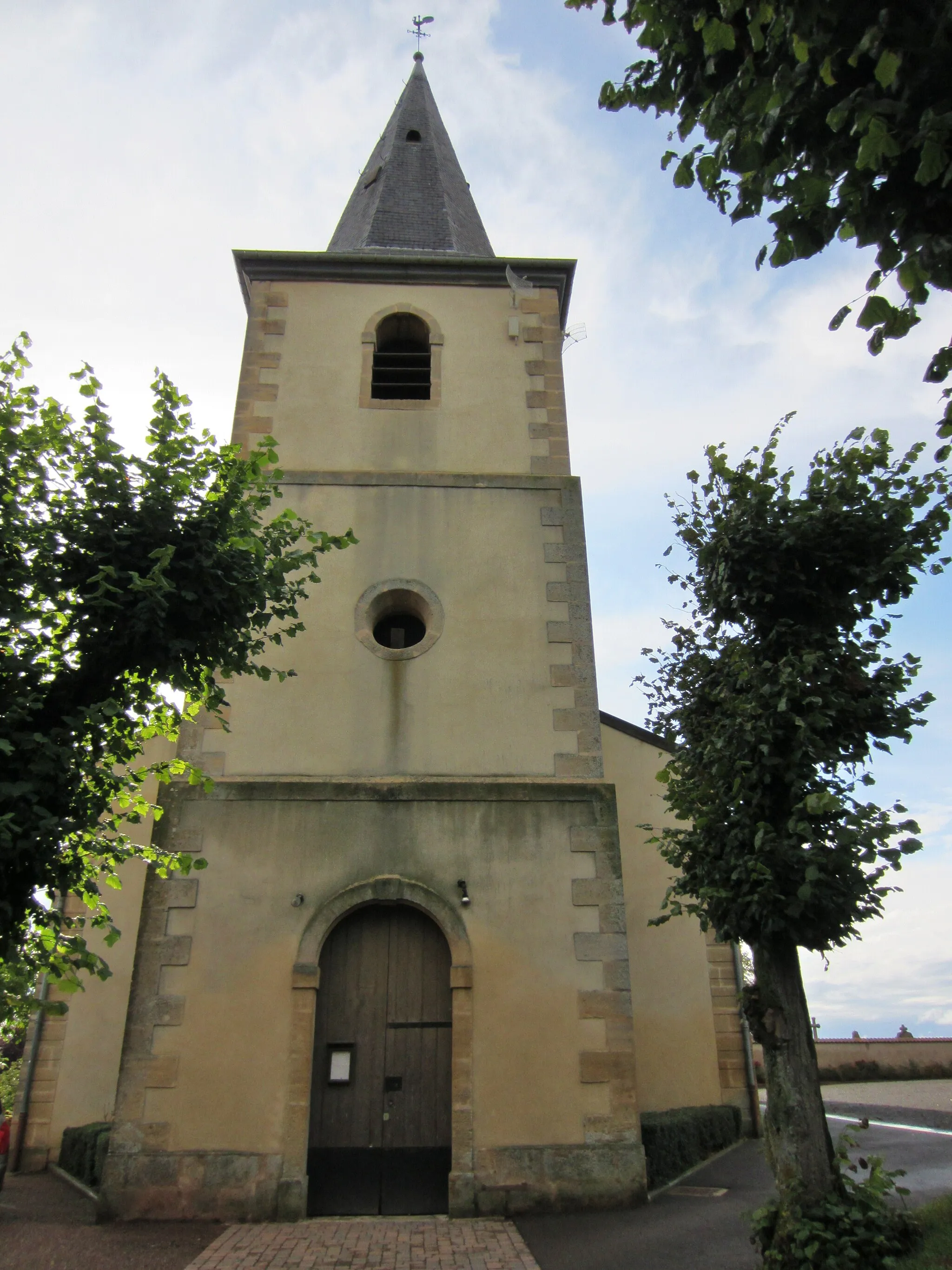 Photo showing: DescriptionEglise Bruville.jpg

eglise Bruville
Date

12 September 2011
Source

mon appareil photo
Author

Aimelaime
Permission (Reusing this file)

Public domainPublic domainfalsefalse

I, the copyright holder of this work, release this work into the public domain. This applies worldwide. In some countries this may not be legally possible; if so: I grant anyone the right to use this work for any purpose, without any conditions, unless such conditions are required by law.