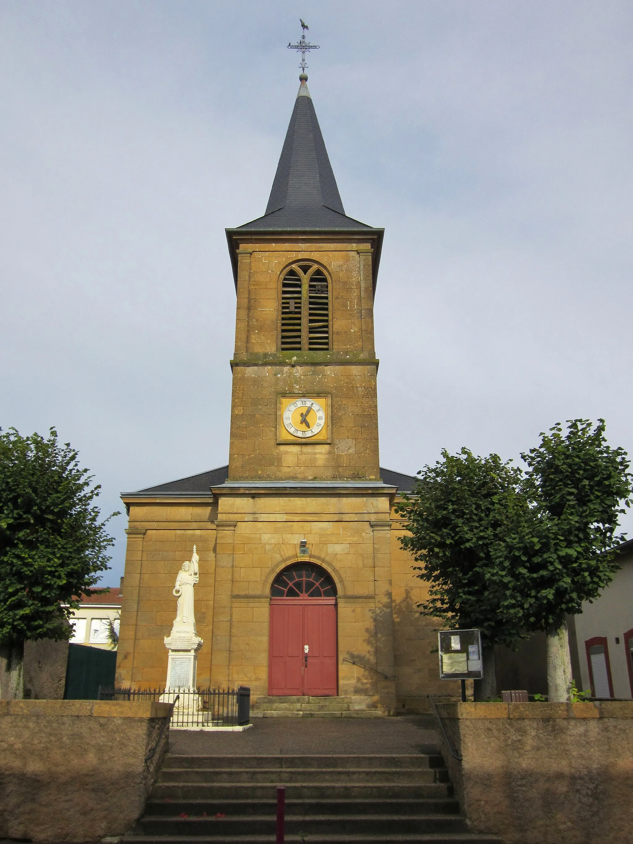 Photo showing: DescriptionEglise Doncourt Conflans.jpg

eglise Doncourt Conflans
Date

12 September 2011
Source

mon appareil photo
Author

Aimelaime
Permission (Reusing this file)

Public domainPublic domainfalsefalse

I, the copyright holder of this work, release this work into the public domain. This applies worldwide. In some countries this may not be legally possible; if so: I grant anyone the right to use this work for any purpose, without any conditions, unless such conditions are required by law.