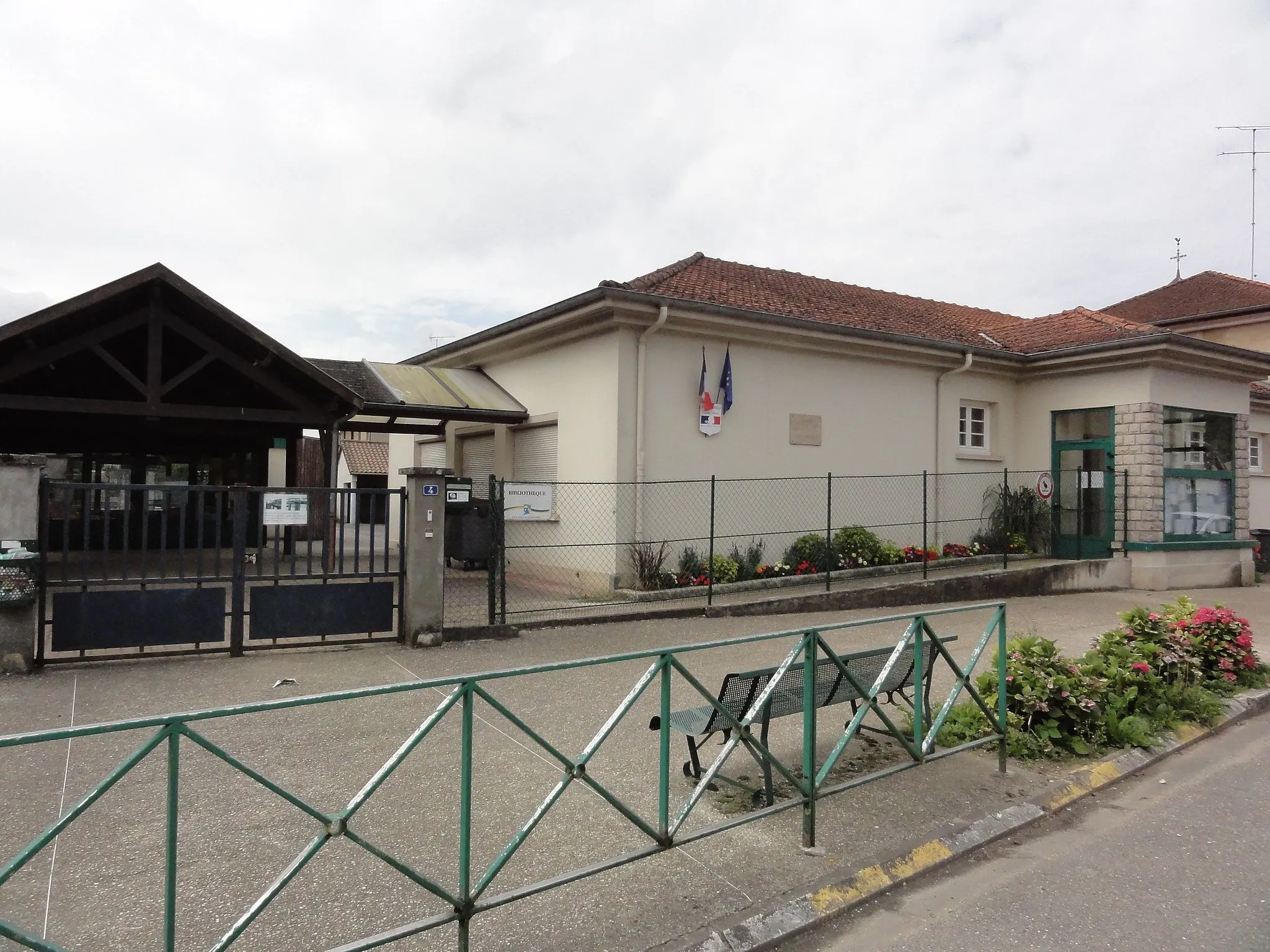 Photo showing: Beurey-sur-Saulx (Meuse) école et bibliothèque