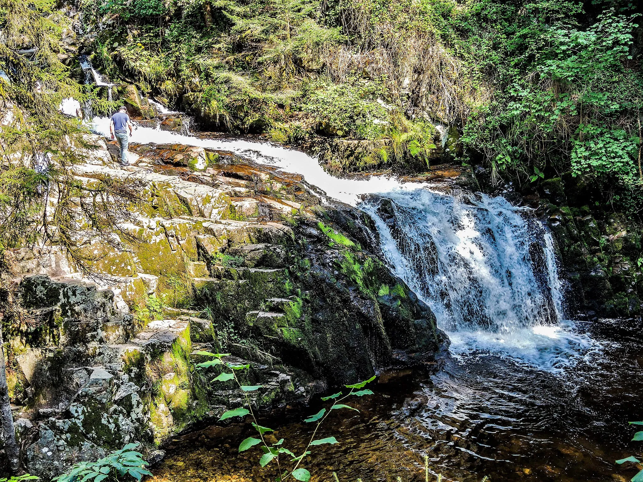 Photo showing: Cascade terminale du saut du Bouchot