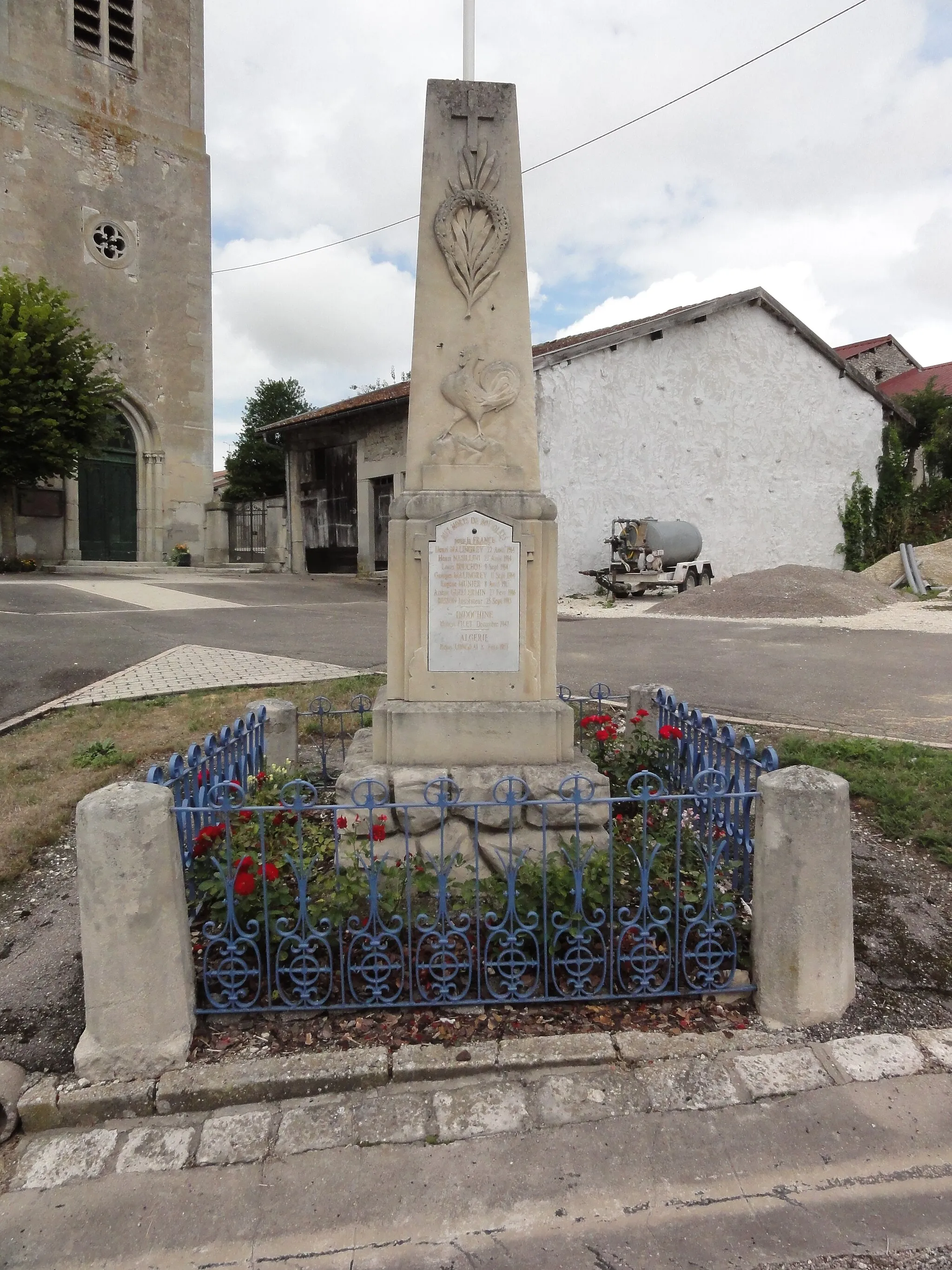 Photo showing: Boviolles (Meuse) monument aux morts