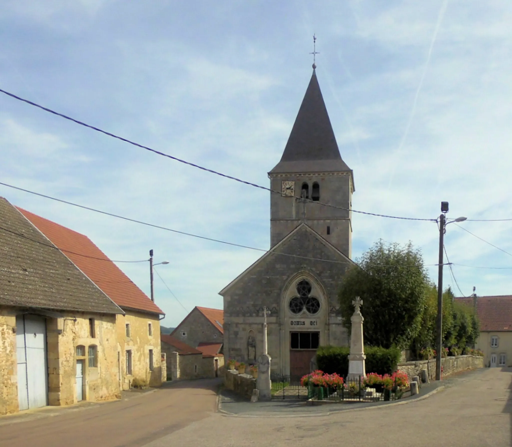 Photo showing: L'église Saint-Martin à Huilliécourt, côté nord-ouest