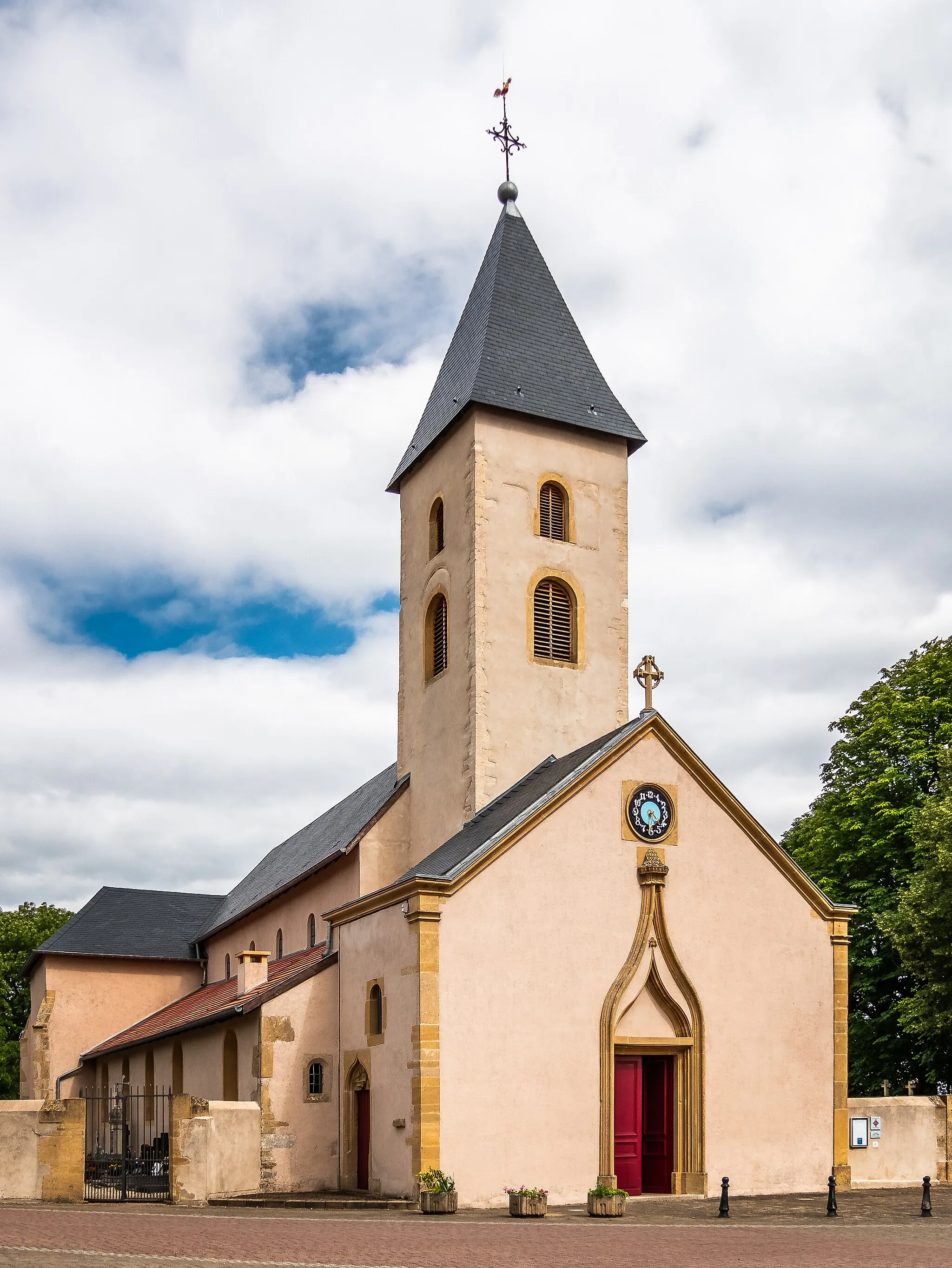Photo showing: Église Saint-Rémi de Scy-Chazelles - Face