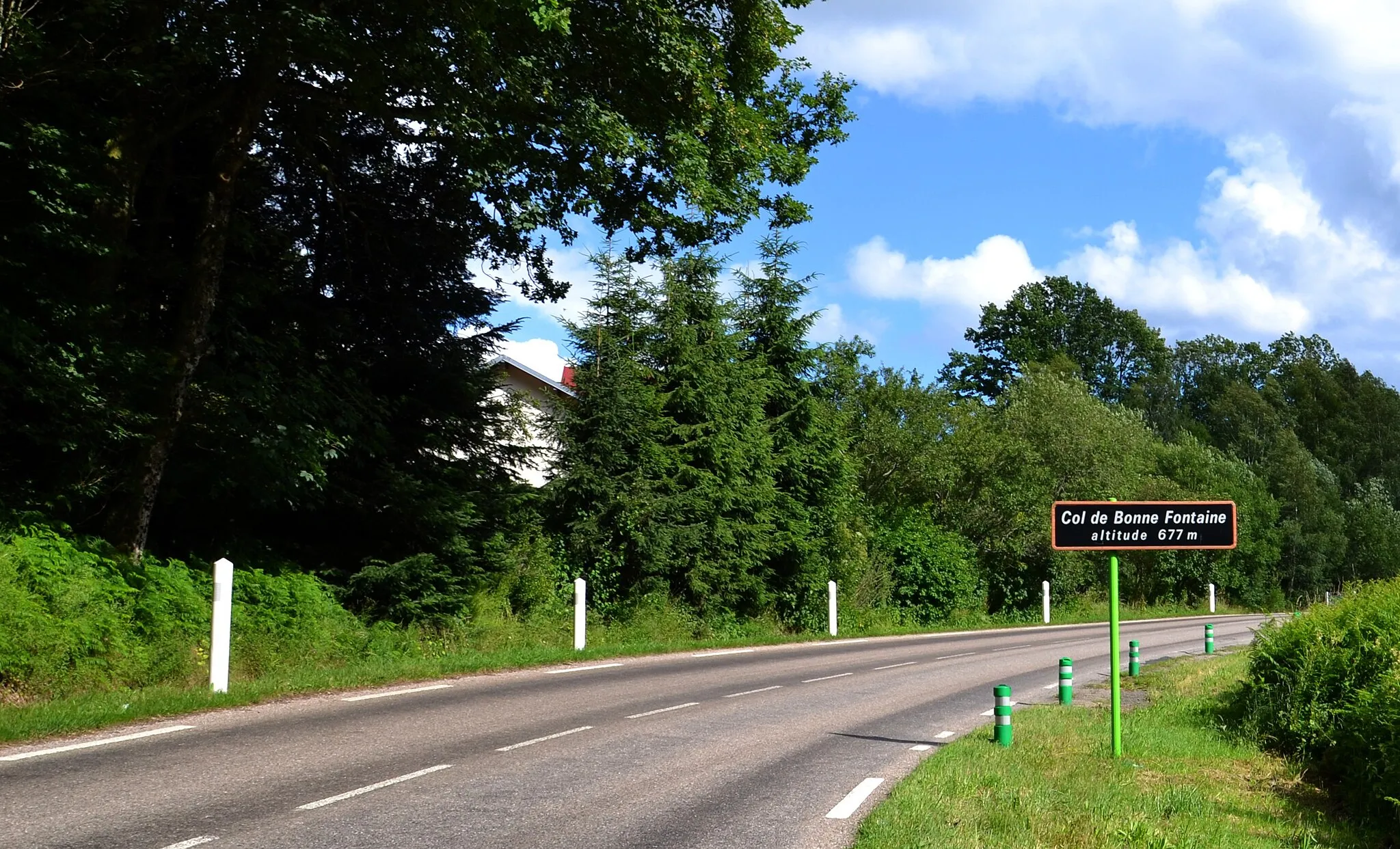 Photo showing: Sommet du col de Bonnefontaine (677 m), Le Tholy, Vosges.