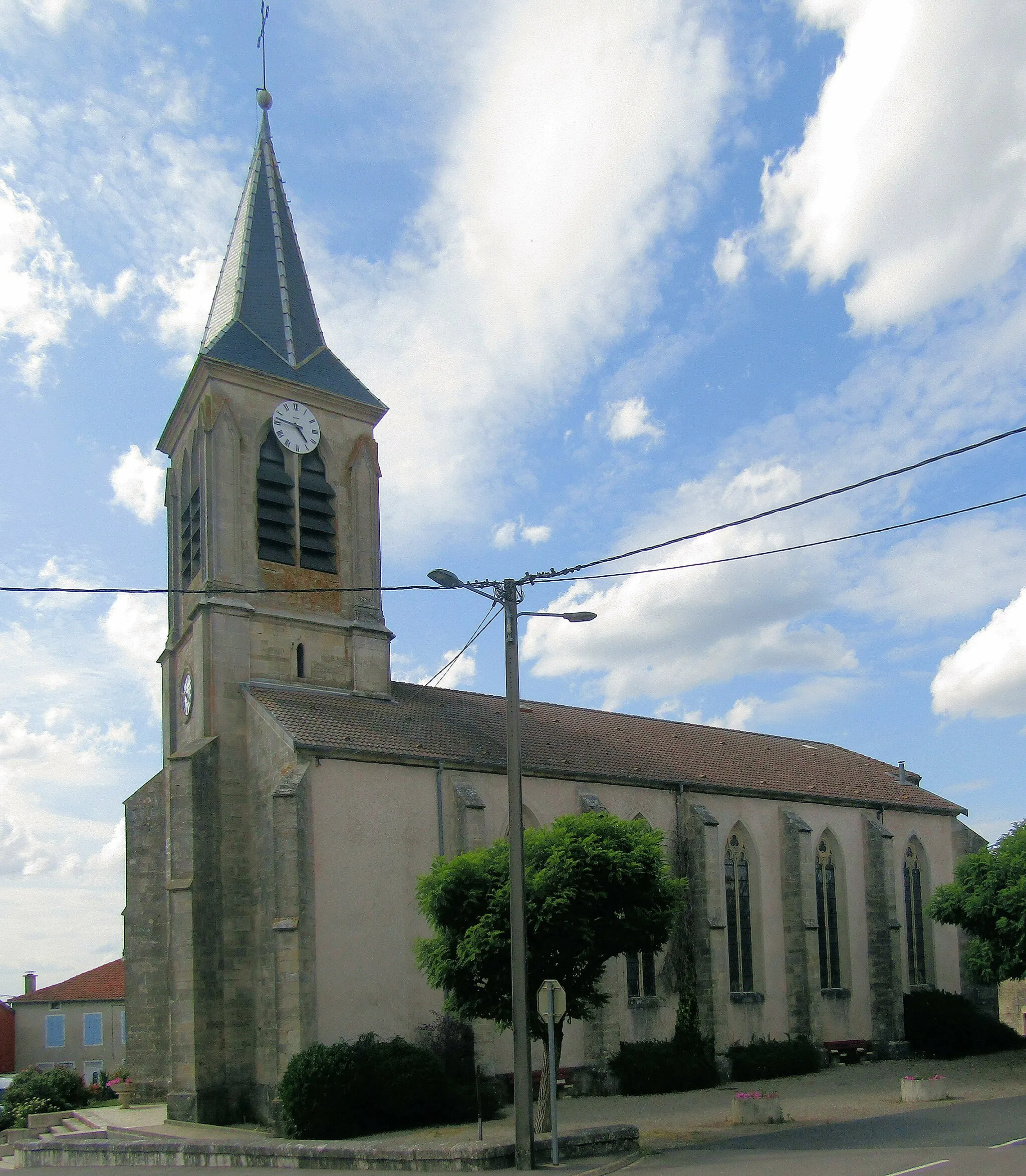 Photo showing: L'église Saint-Barthélemy de Chermisey