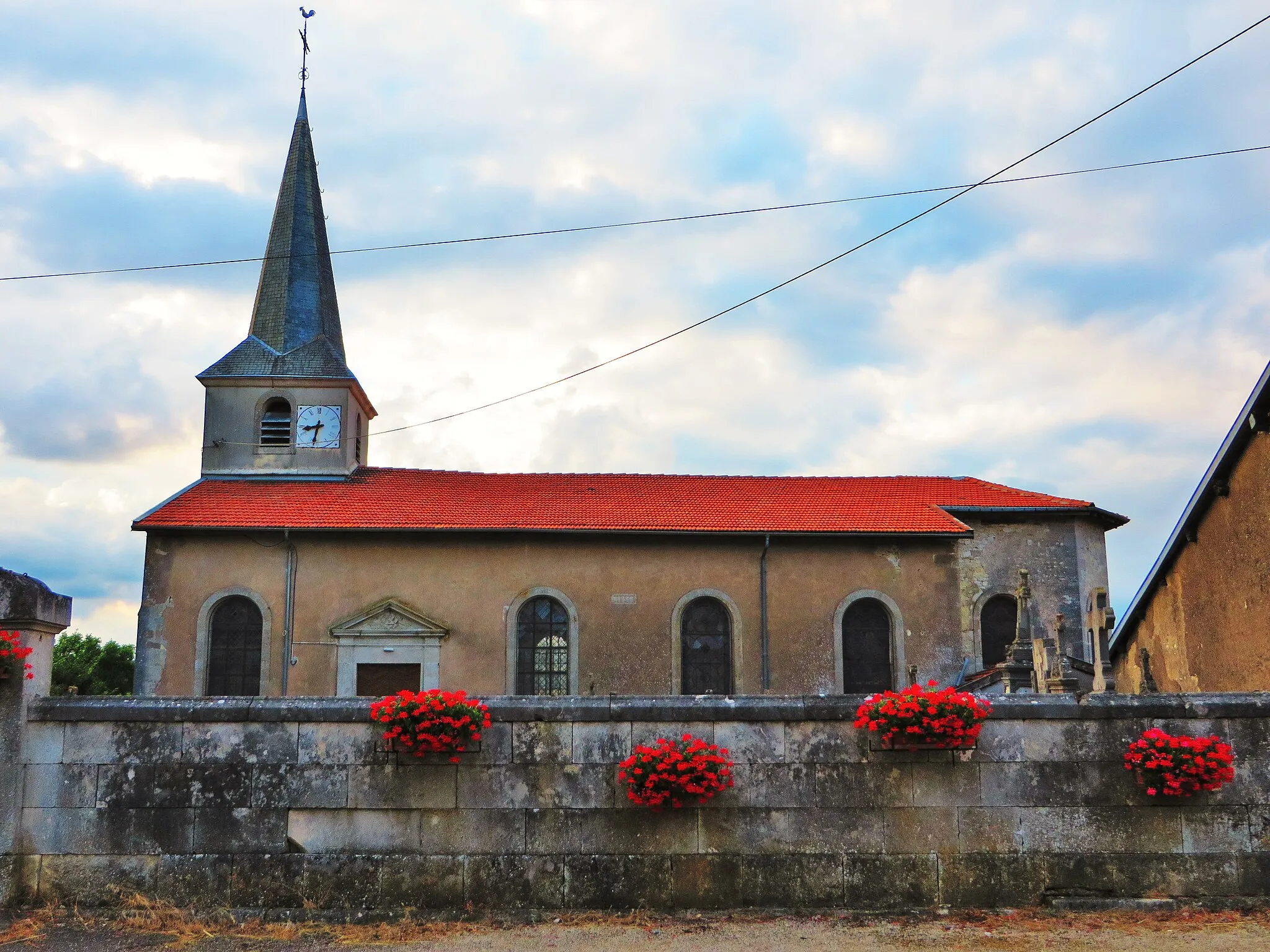 Photo showing: Nixéville-Blercourt L'église Saint-Léger de Nixéville