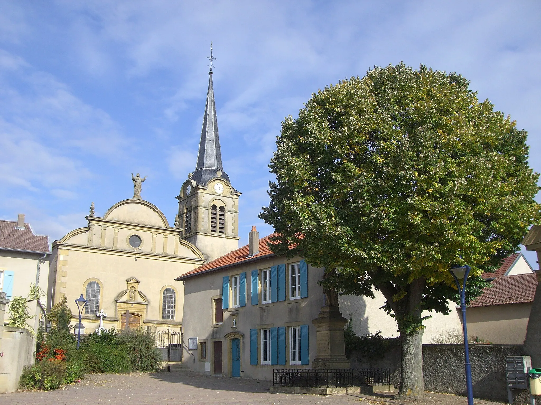 Photo showing: Eglise Marie Madeleine de Courcelles sur Nied