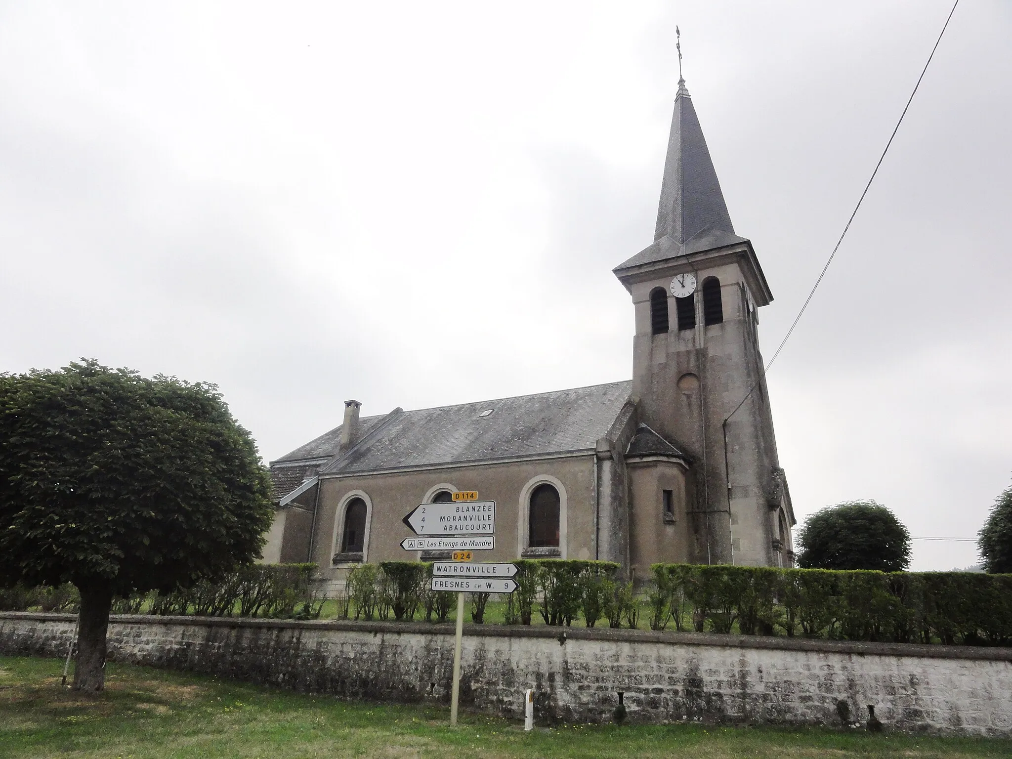 Photo showing: Châtillon-sous-les-Côtes (Meuse) église (01)