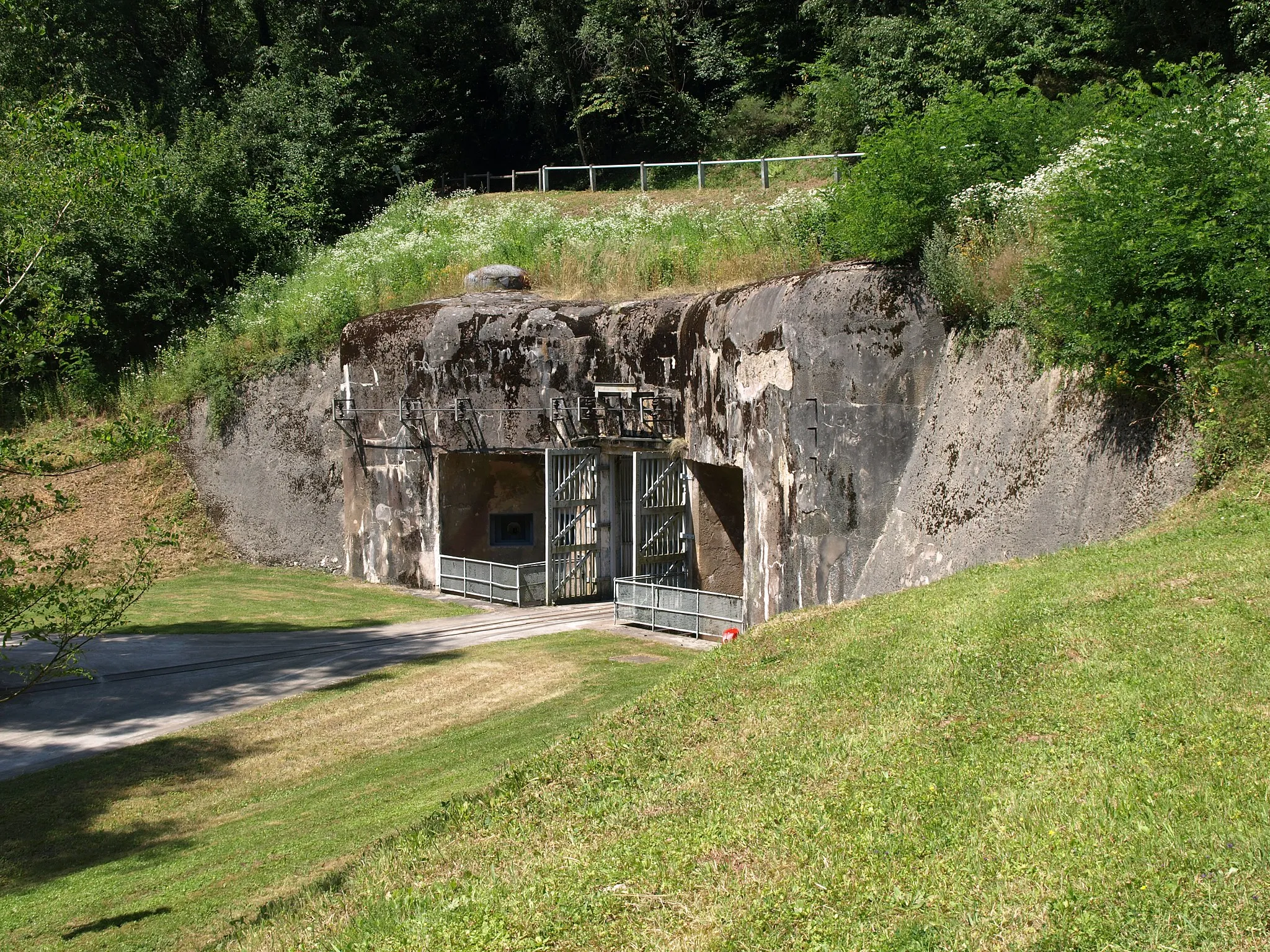 Photo showing: Fortress Simserhof in the Maginot-Line.