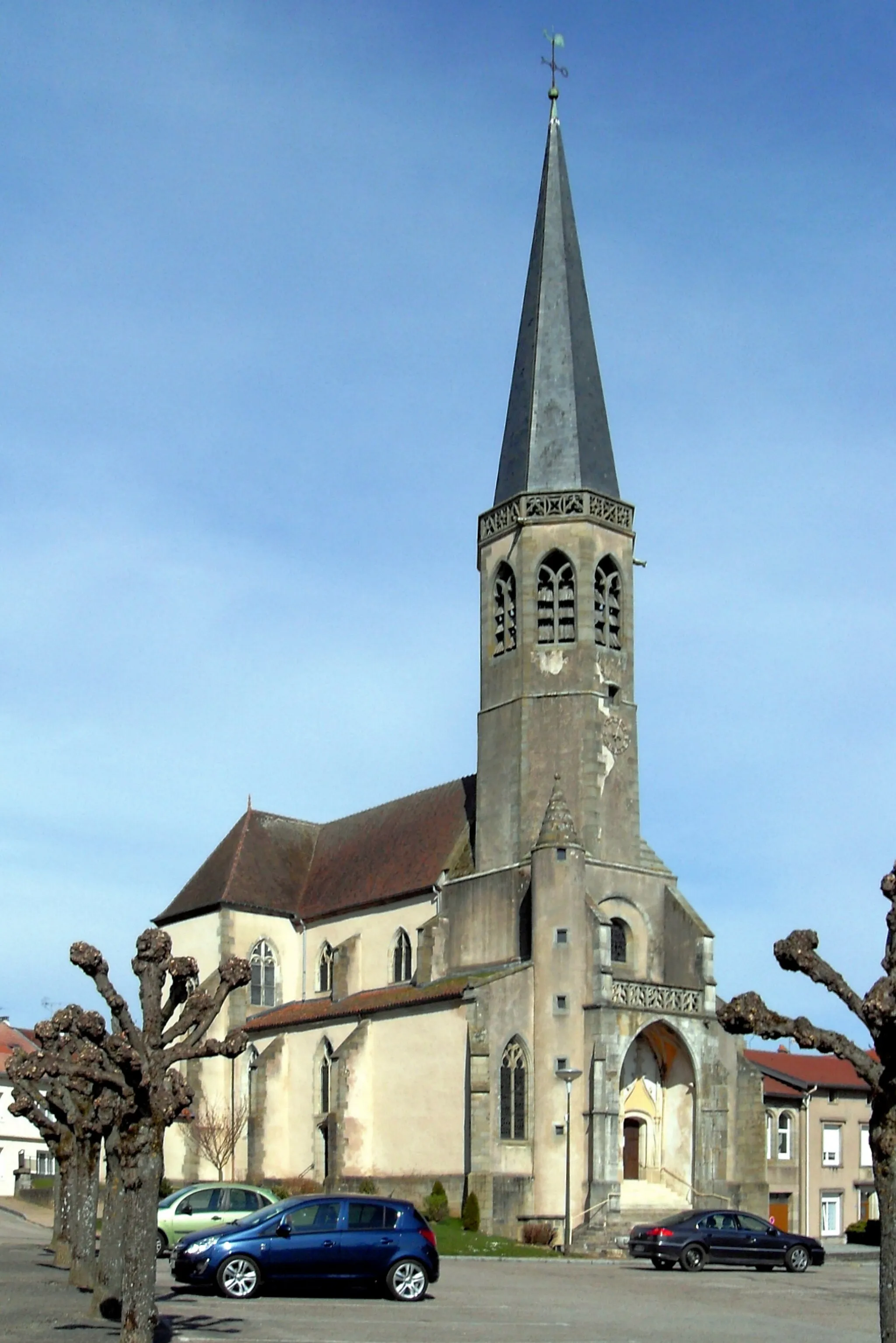 Photo showing: L'église Saint-Laurent à Châtel-sur-Moselle