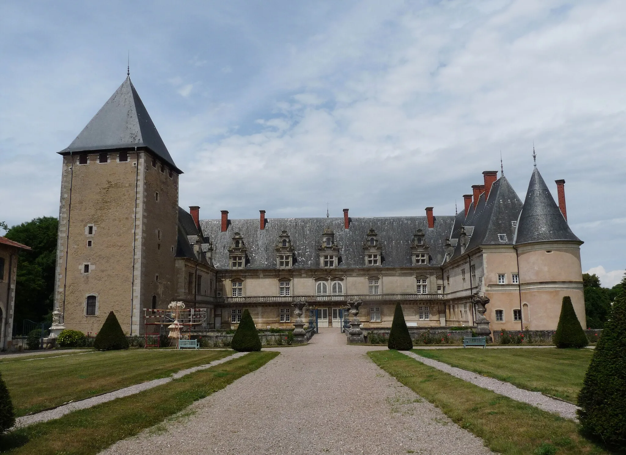 Photo showing: Façade du Château de Fléville (Meurthe-et-Moselle)