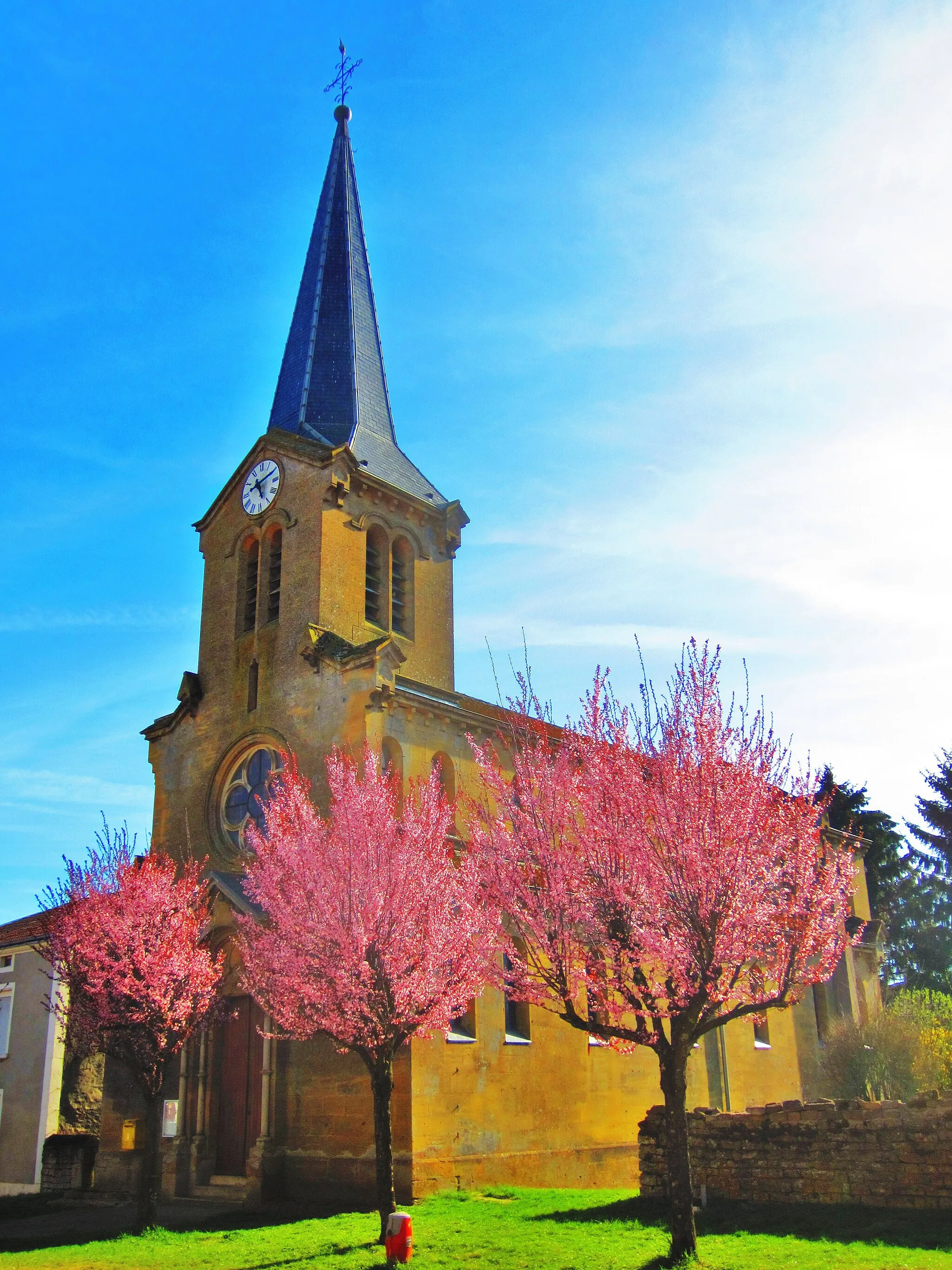 Photo showing: La Malmaison church, Allondrelle-la-Malmaison