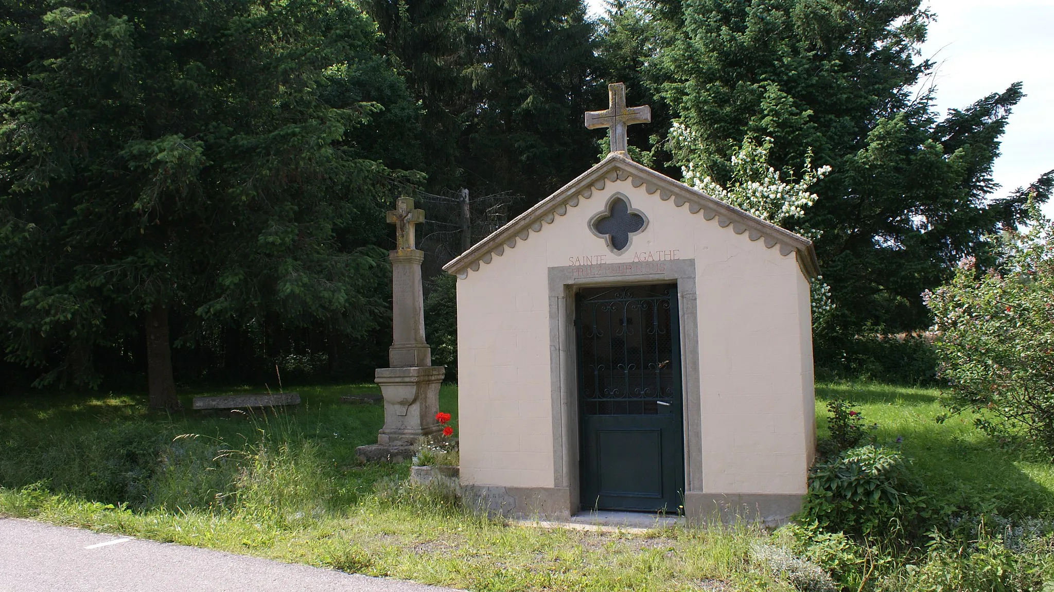 Photo showing: chapelle sainte Agathe située entre Neuviller lès Badonviller et Saint Maurice aux Forges.