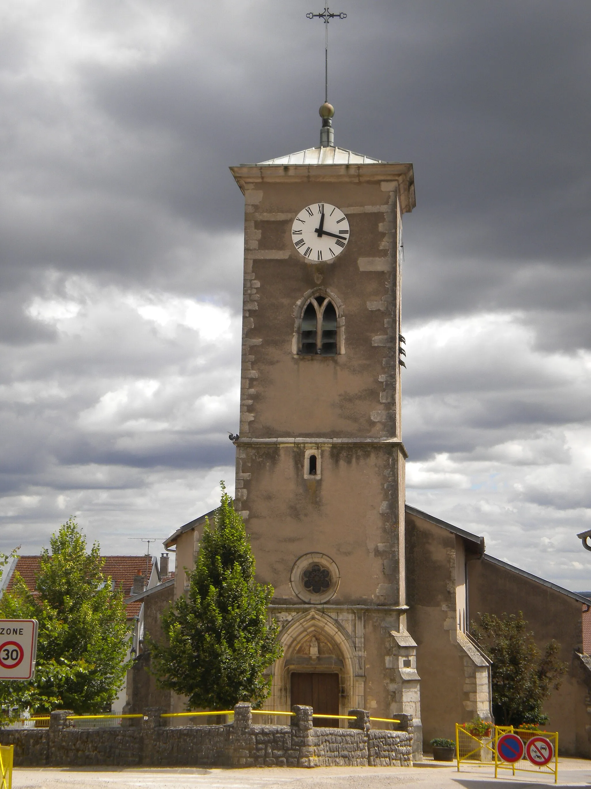 Photo showing: photo du clocher de l'église de Bulligny (XVe s)