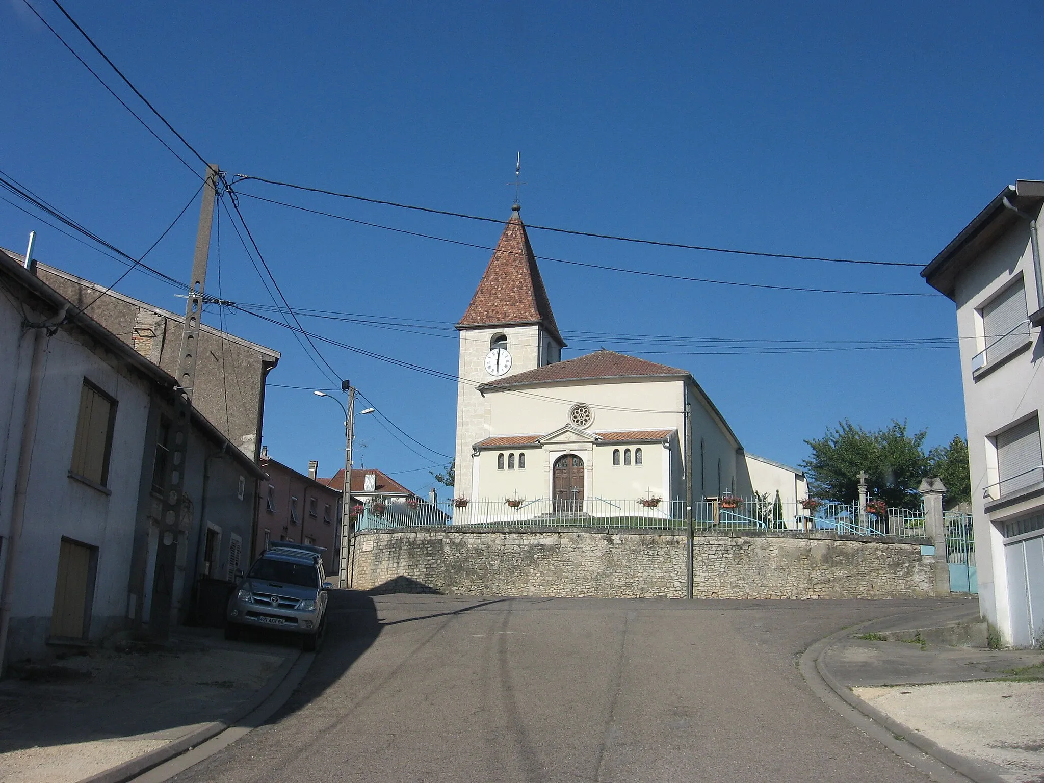 Photo showing: church Chaudeney-sur-Moselle