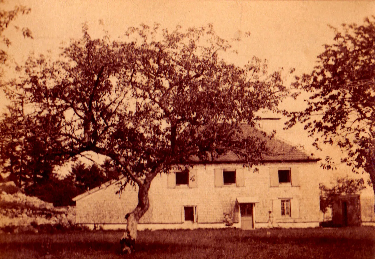 Photo showing: Daguerréotype de 1865 Maison Charles Galmiche du Saint-Mont construite en 1857