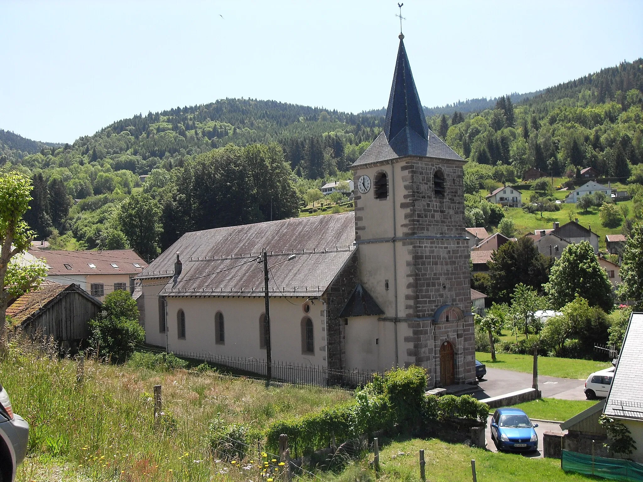 Photo showing: L'église Saint-Blaise à Rochesson, côté nord