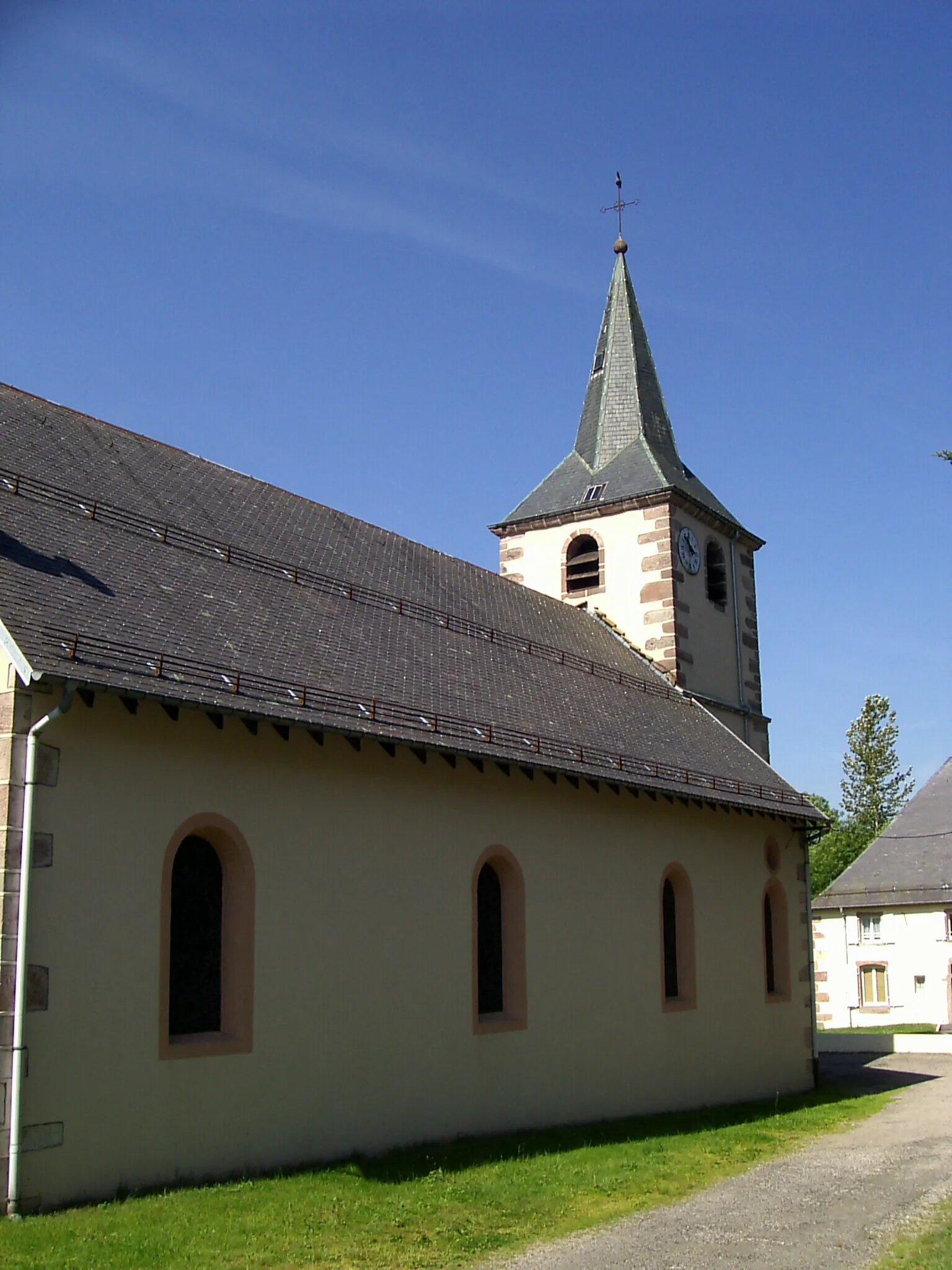 Photo showing: L'église Saint-Blaise à Rochesson, côté est