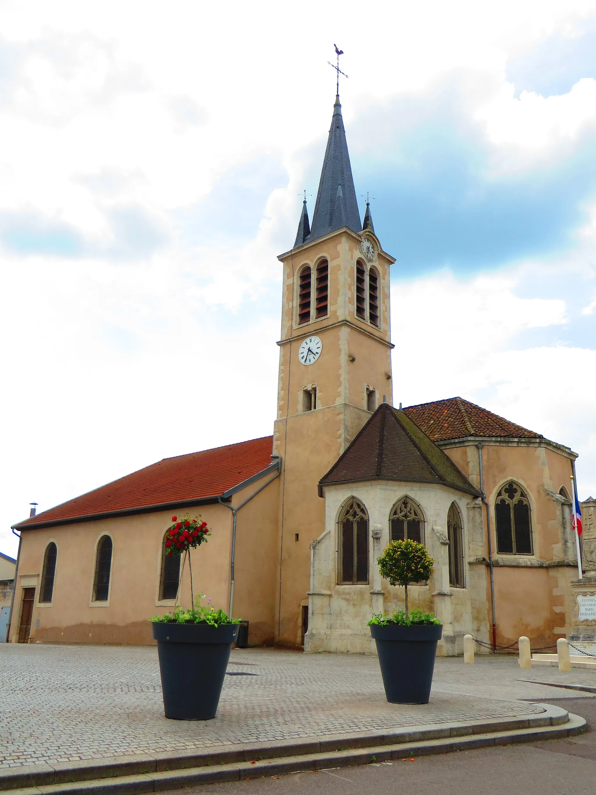 Photo showing: Custines Église Saint-Léger