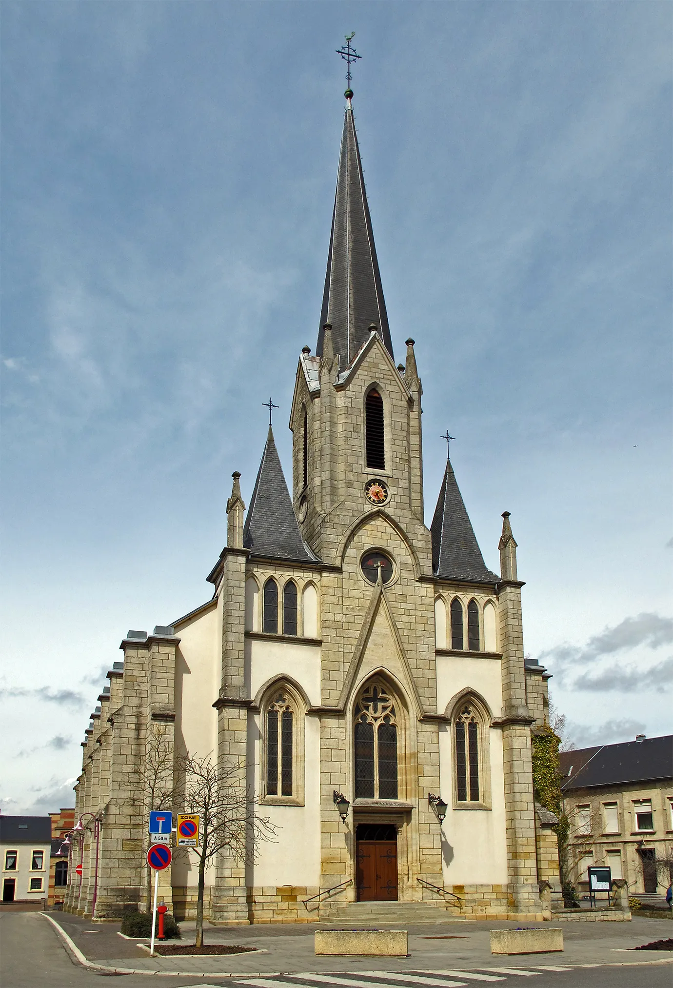 Photo showing: Church of Rodange, Luxembourg