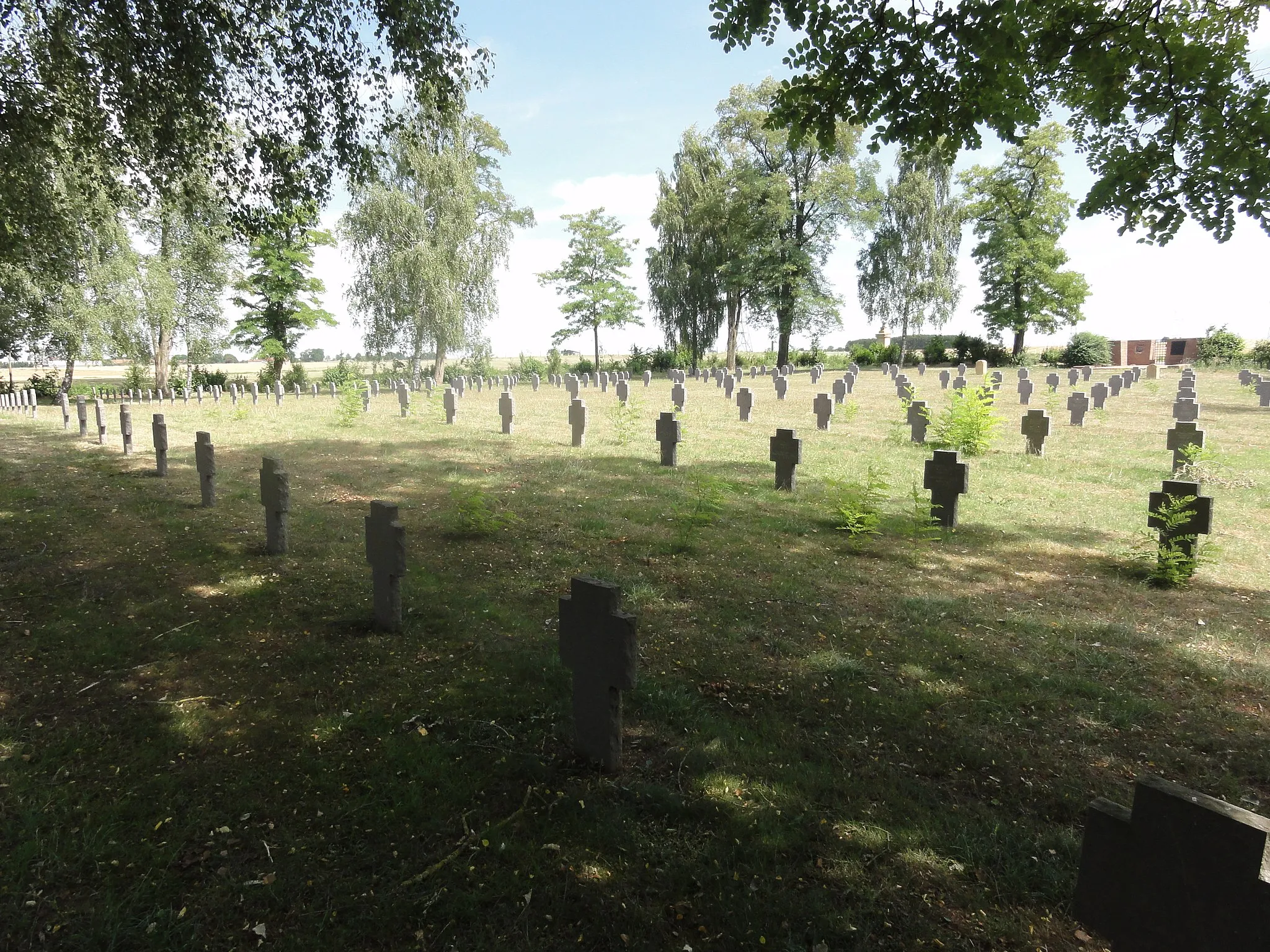 Photo showing: Amel-sur-l'Étang (Meuse) cimetière militaire allemand