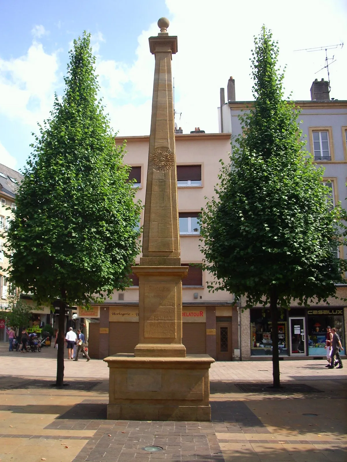 Photo showing: Autel de la Patrie à Thionville