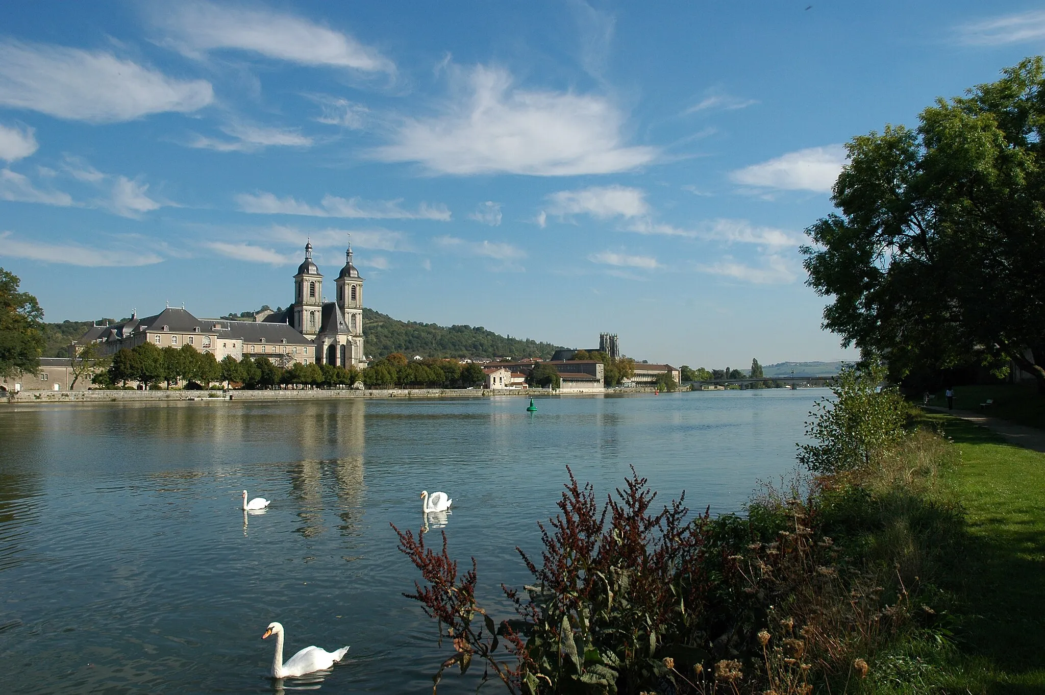 Photo showing: La Moselle à Pont-à-Mousson