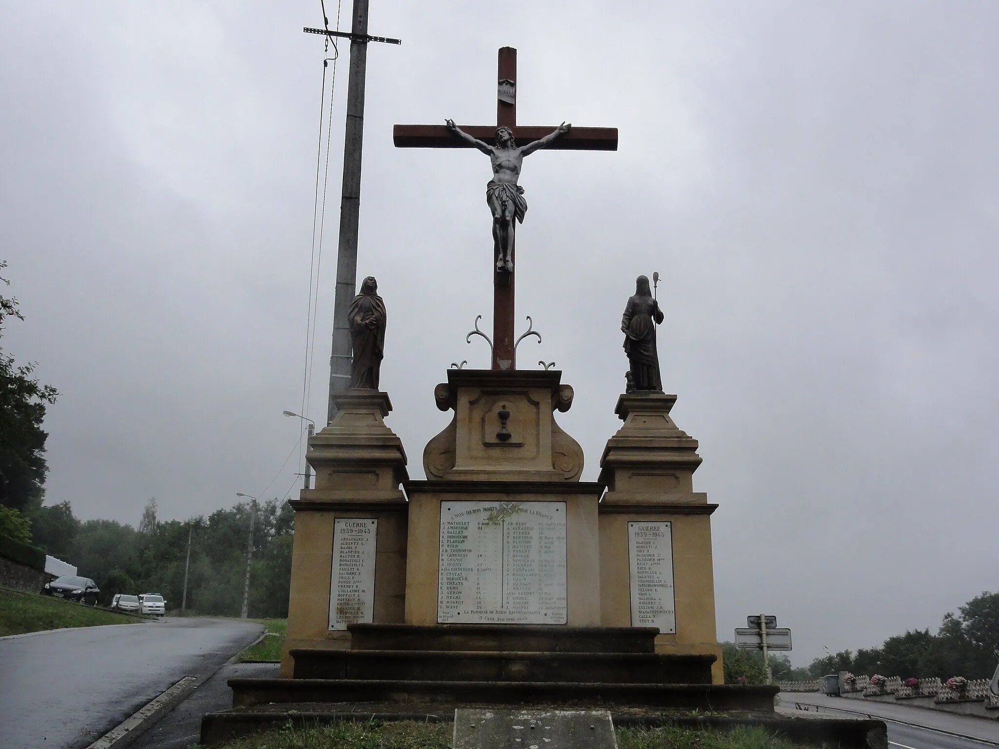 Photo showing: Réhon (Meurthe-et-M.) calvary