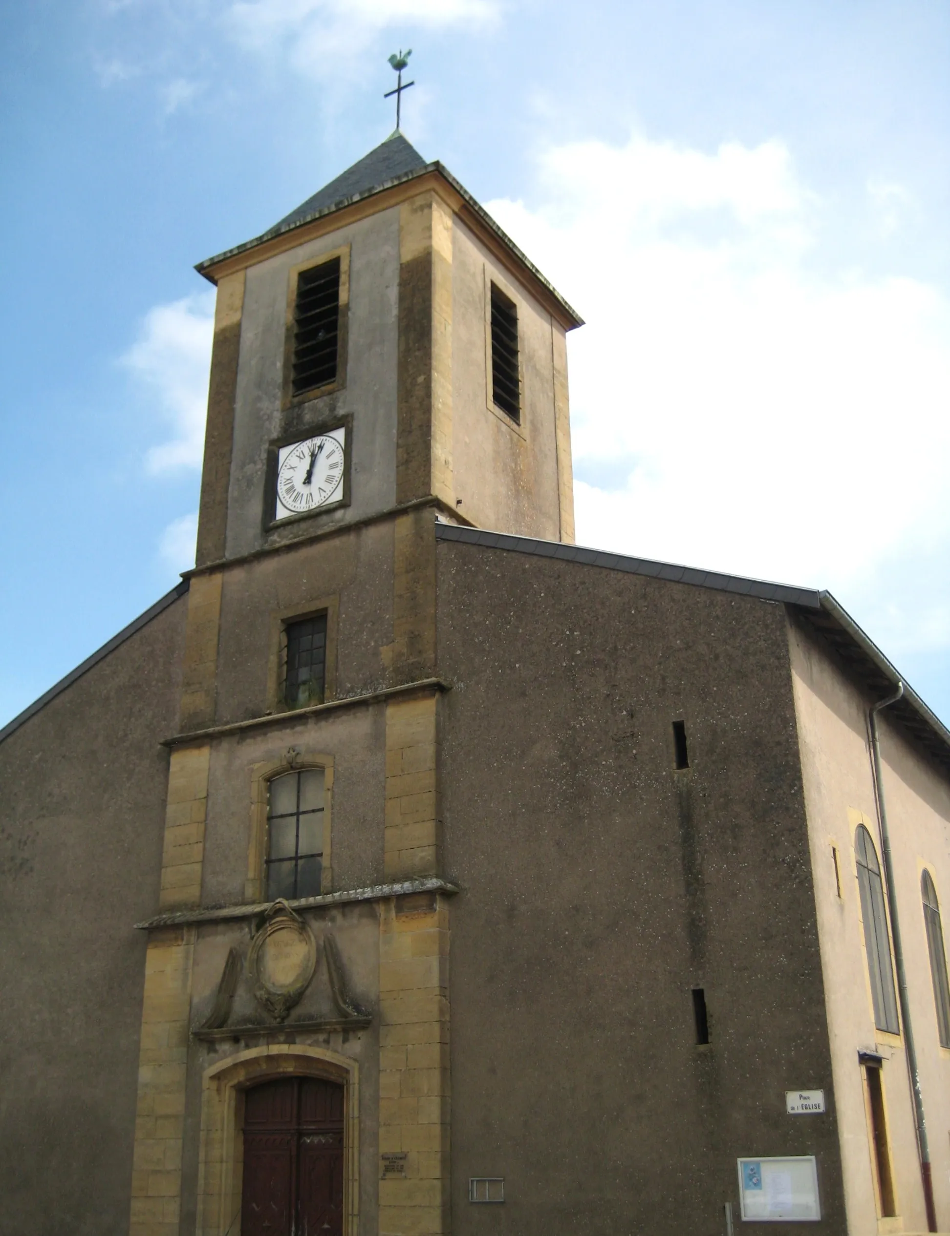 Photo showing: Église Saint-Clément à Marange, France