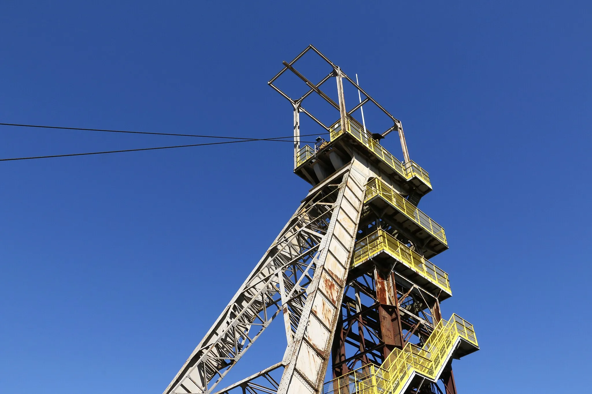 Photo showing: Aumetz (57). Chevalement de mine