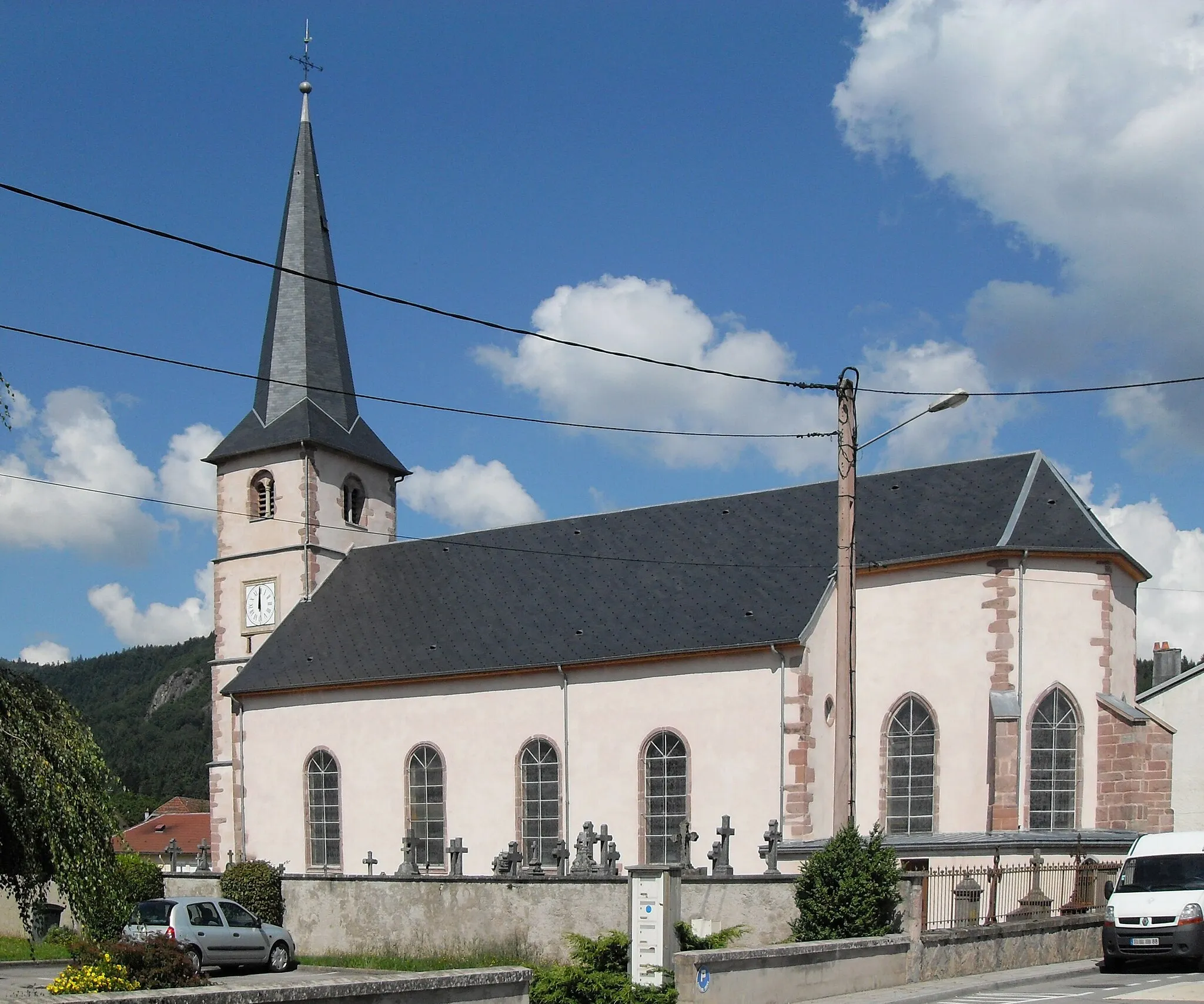 Photo showing: L'église Saint-Amé à Saint-Amé