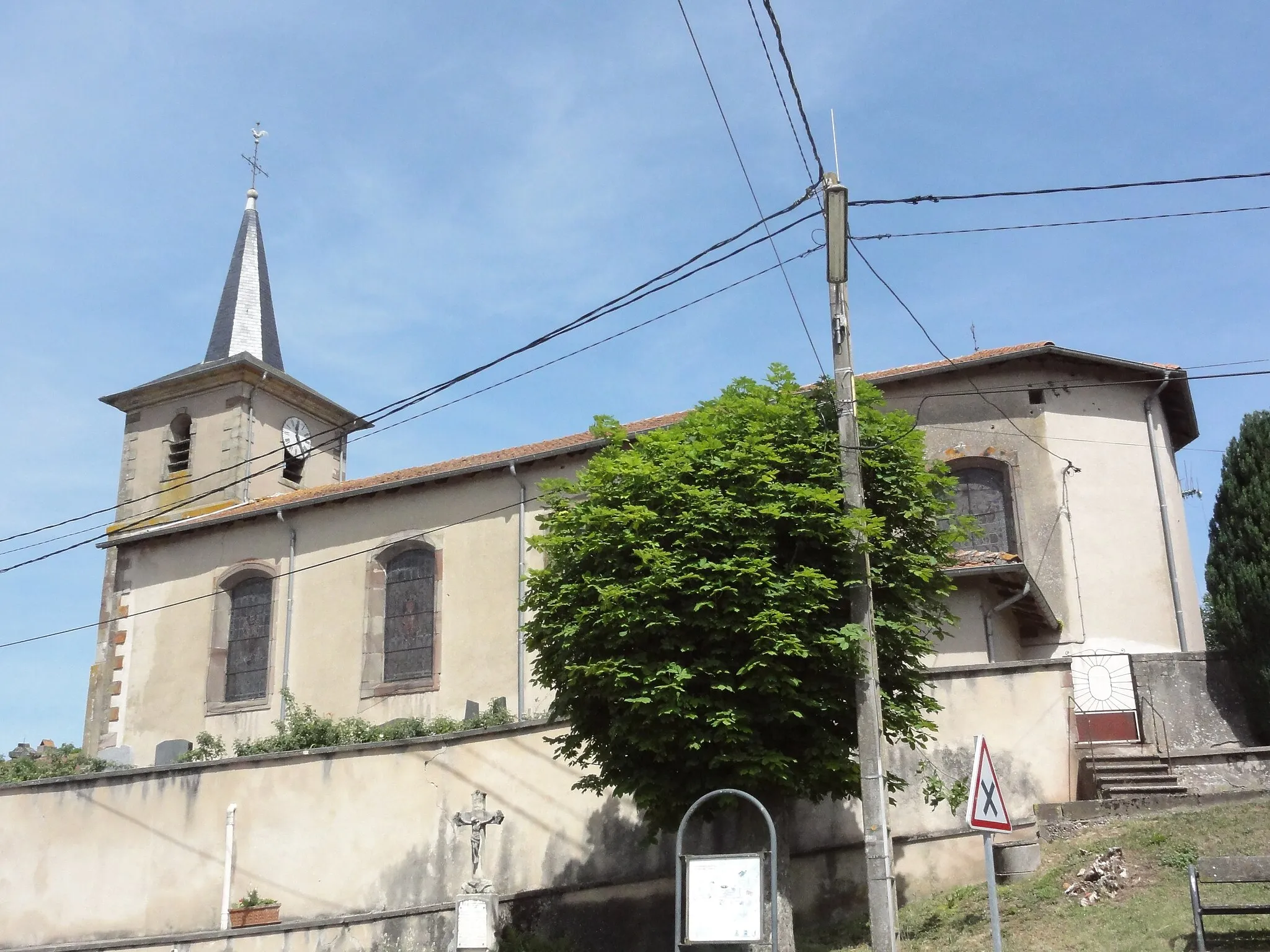 Photo showing: Assenoncourt (Moselle) église