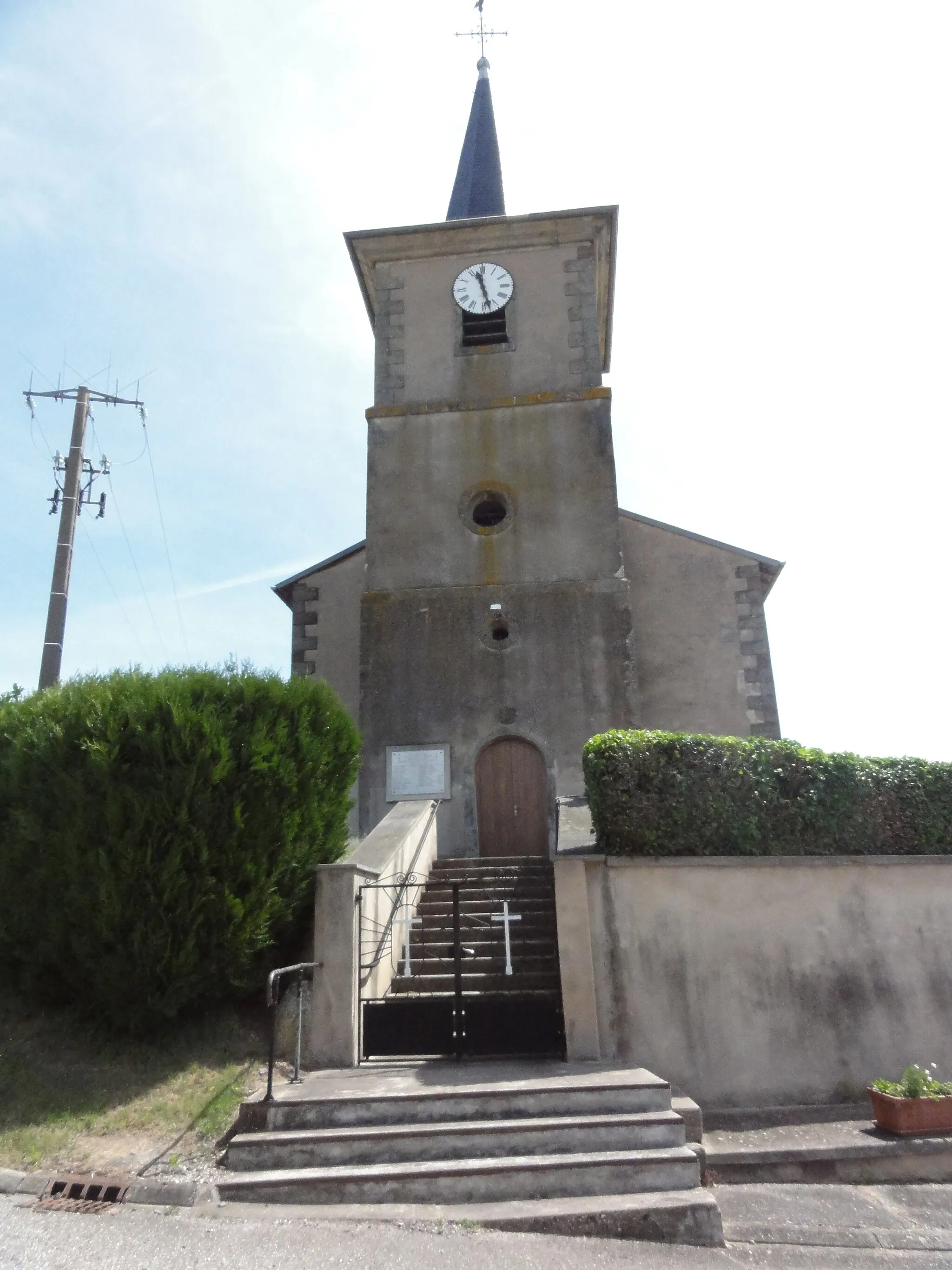 Photo showing: Assenoncourt (Moselle) église