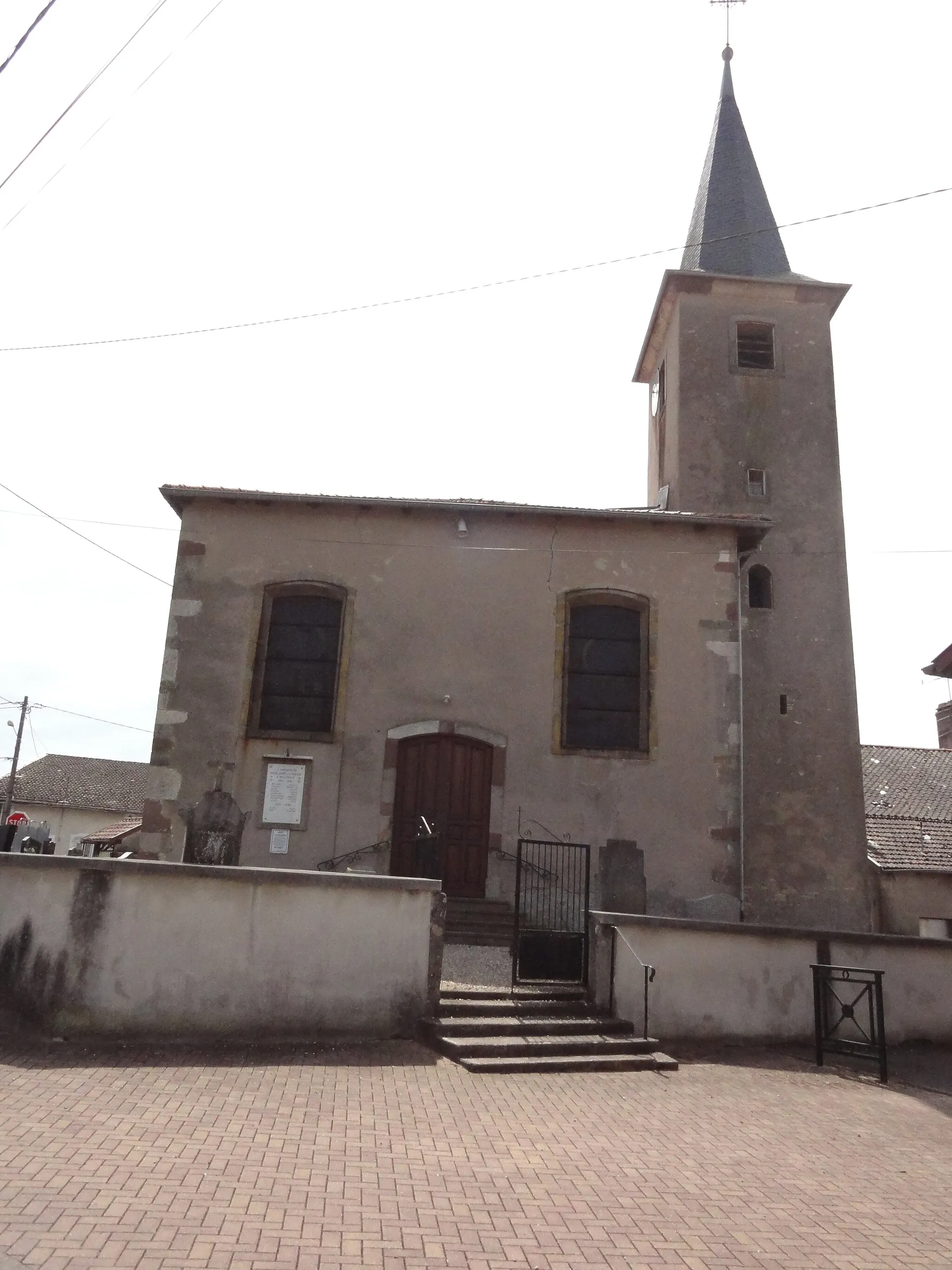 Photo showing: Guéblange-lès-Dieuze (Moselle) Église Saint-Georges