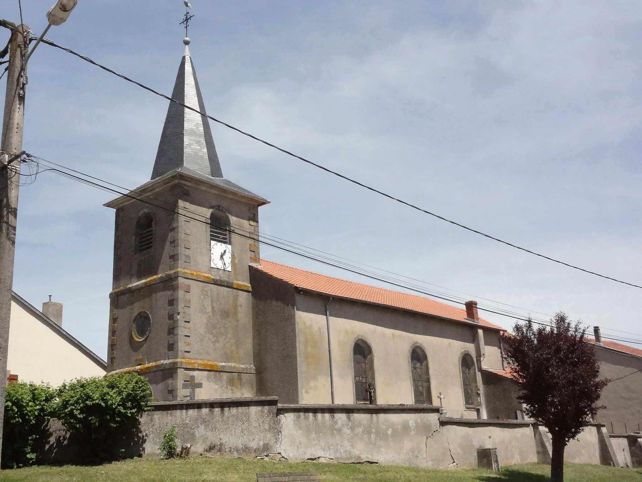 Photo showing: Blanche-Église (Moselle) église