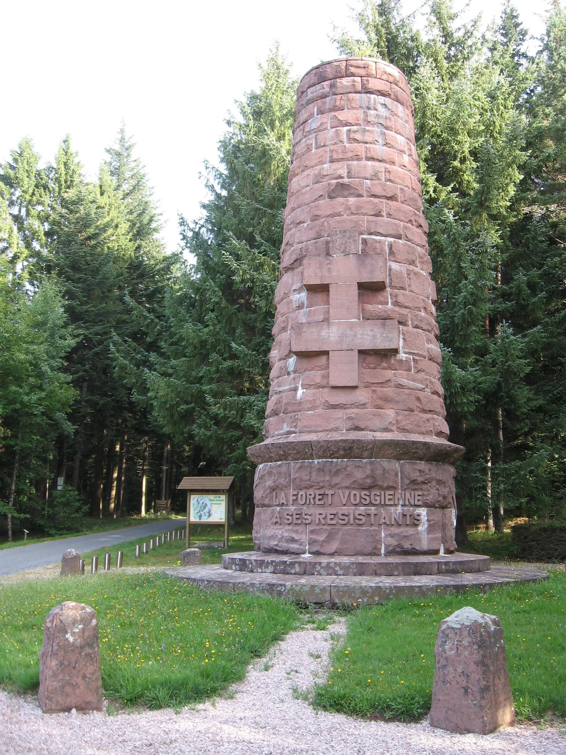 Photo showing: Monument Resistance,. Haut Jacques-Monument. Mortagne, Vosges