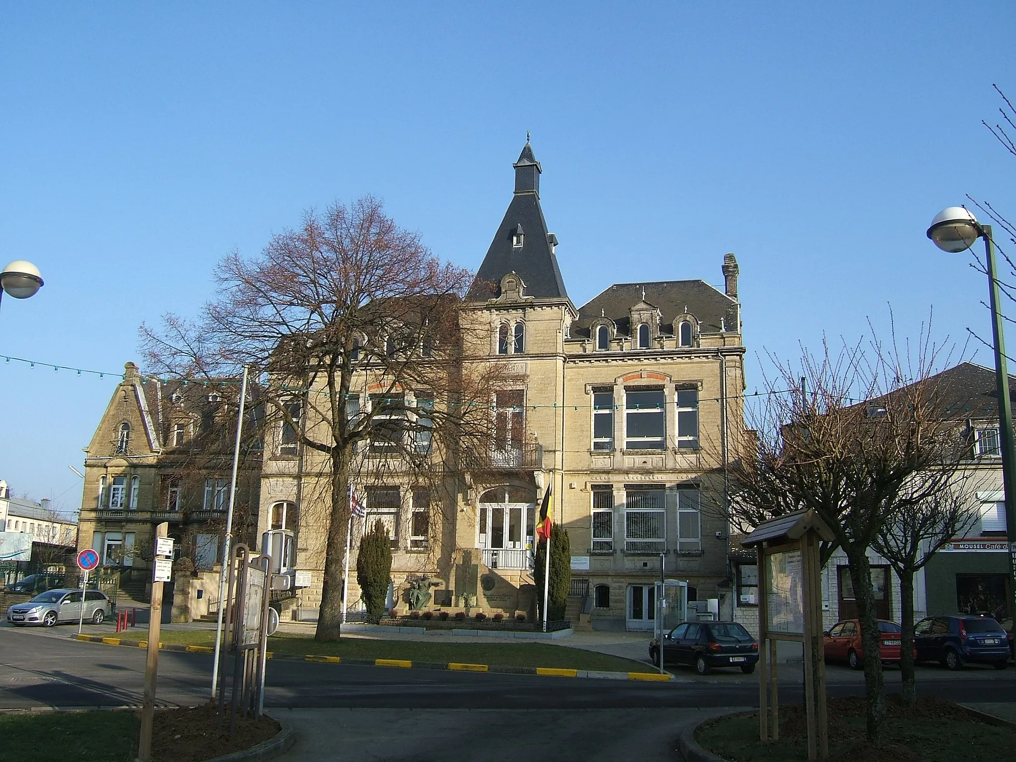 Photo showing: Halanzy former city hall, Aubange, Belgium
