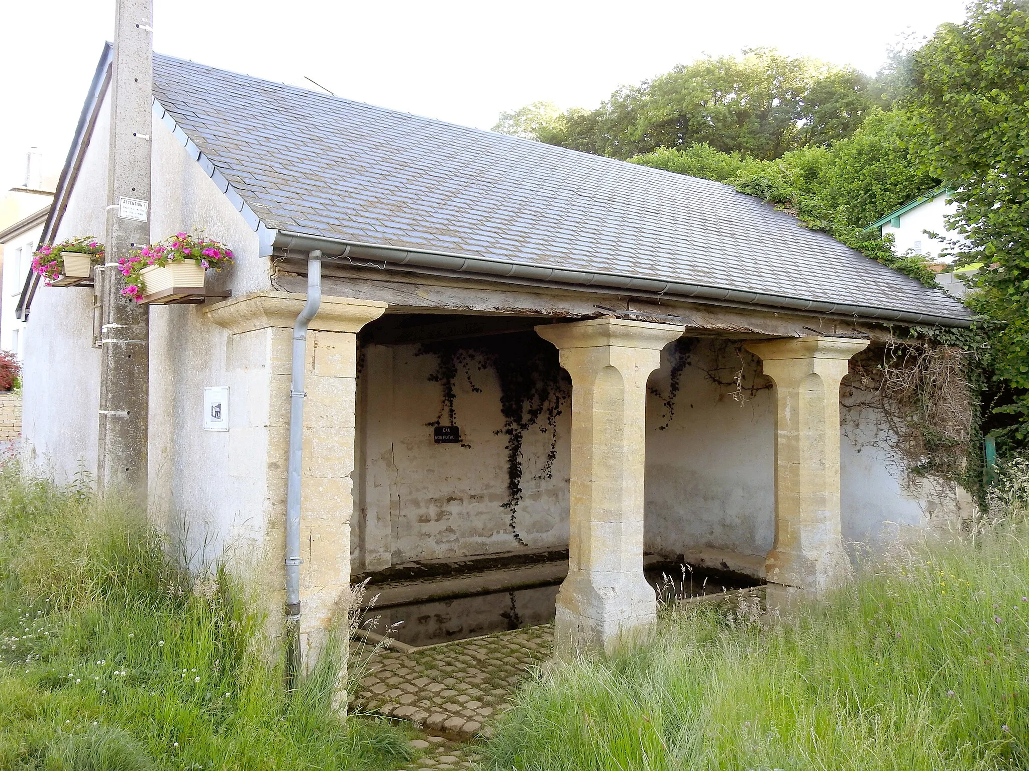 Photo showing: Battincourt , le lavoir