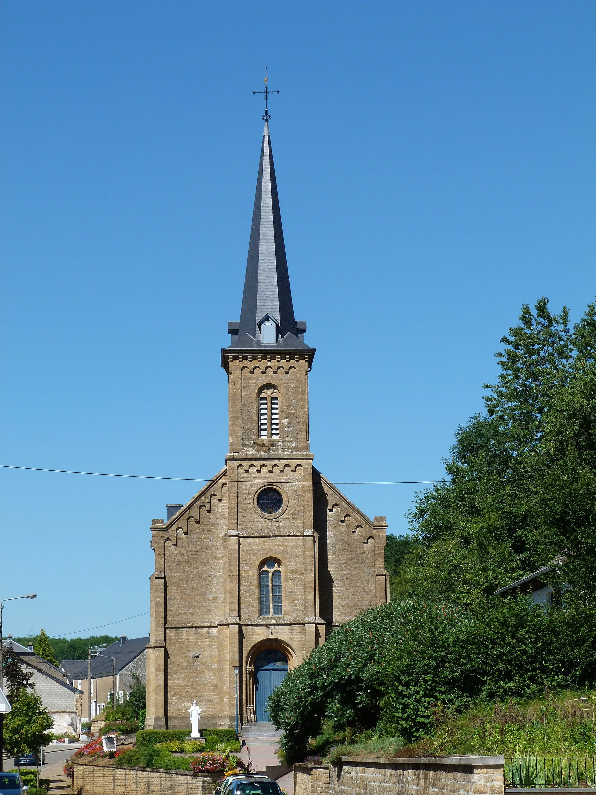 Photo showing: L'église de Rachecourt en août 2013.