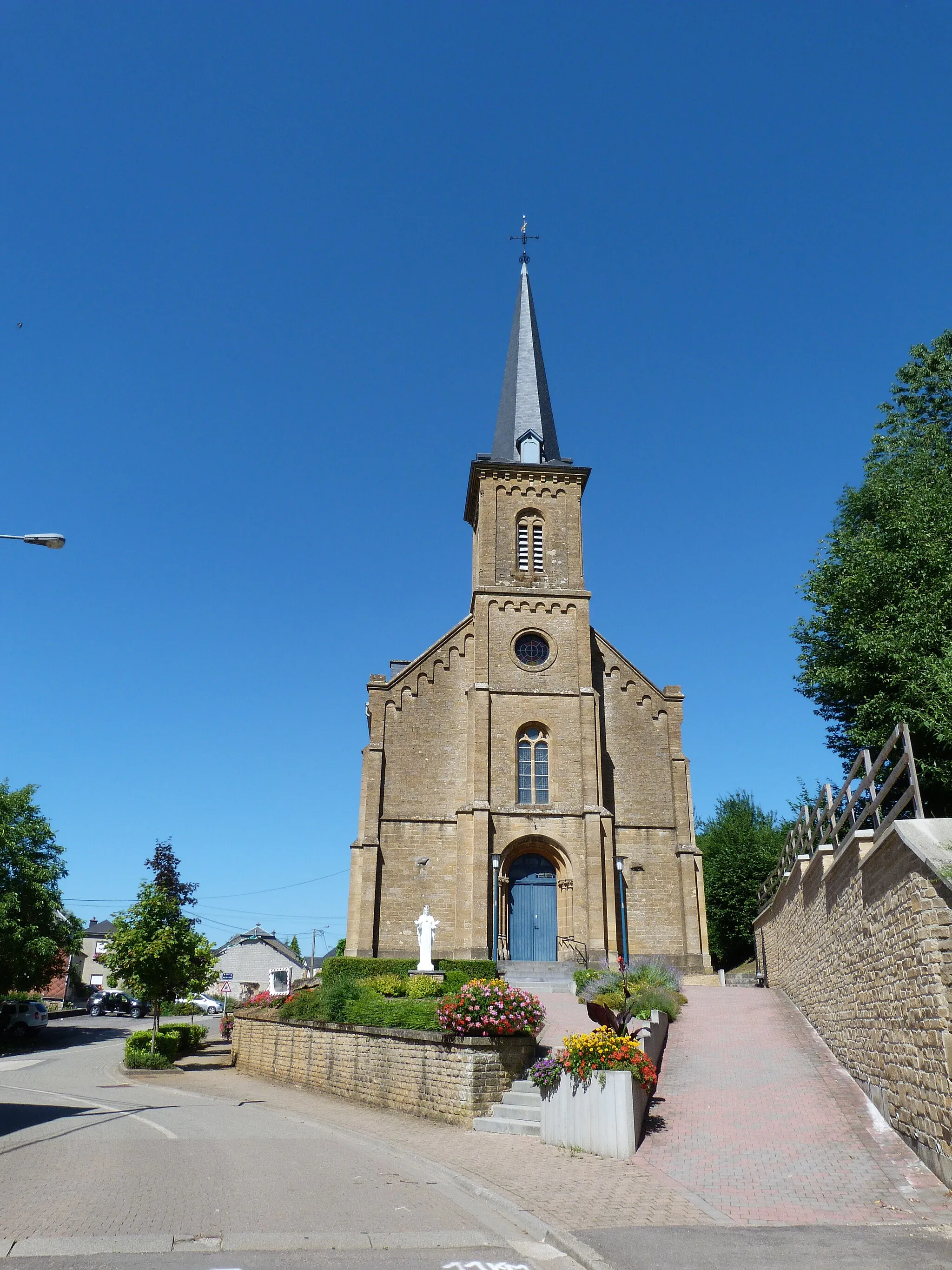 Photo showing: L'église de Rachecourt en août 2013.