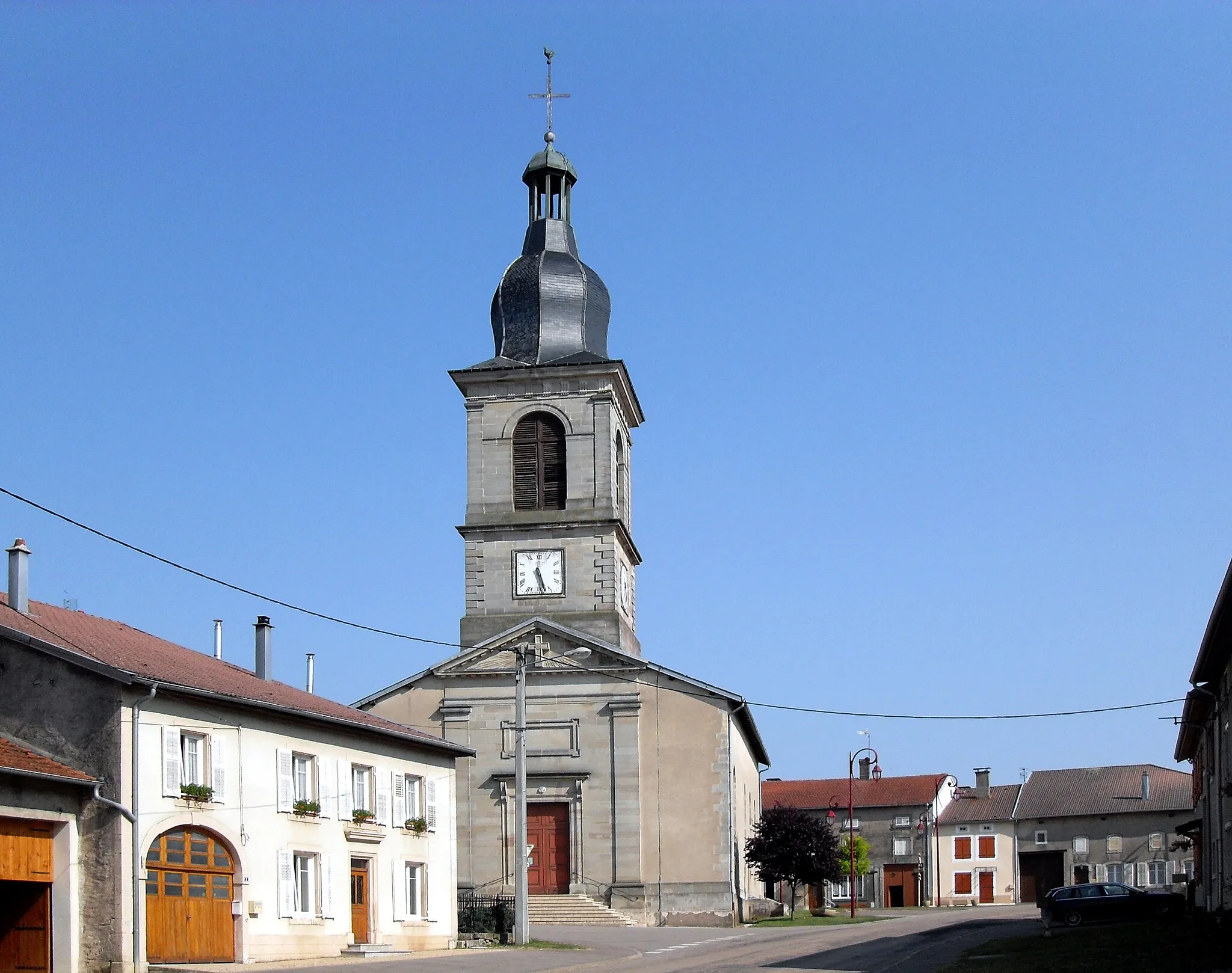 Photo showing: L*église des Saint-Médard à Damas-aux-Bois