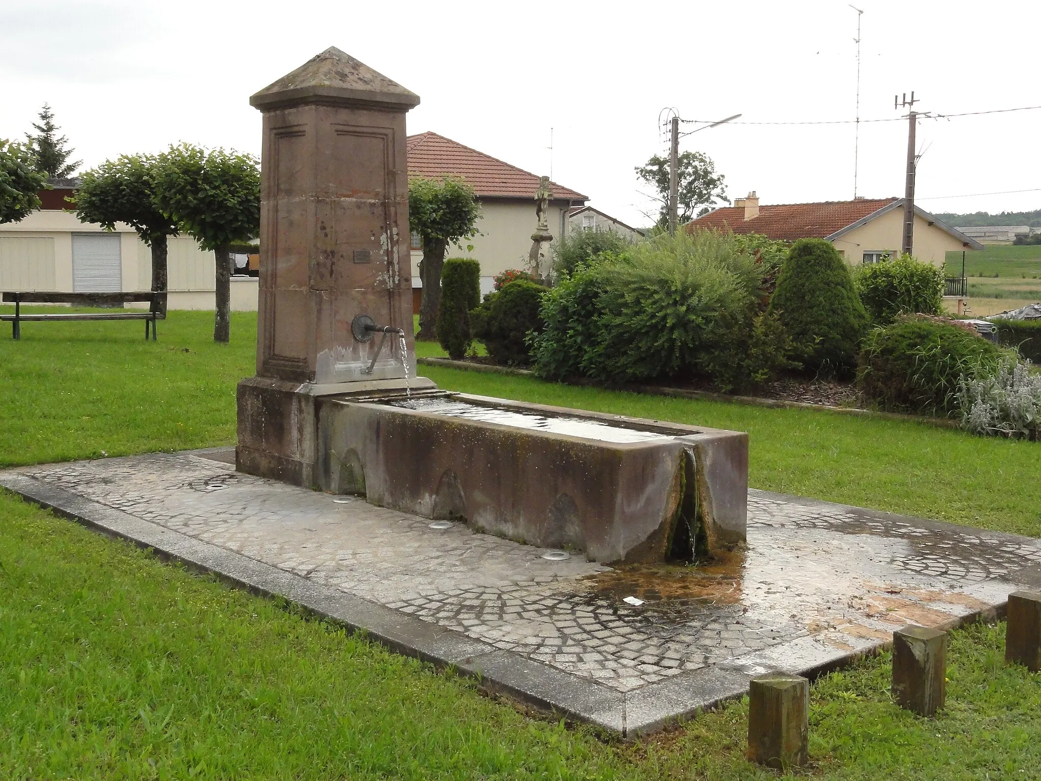 Photo showing: Laneuveville-aux-Bois (M-et-M) fontaine