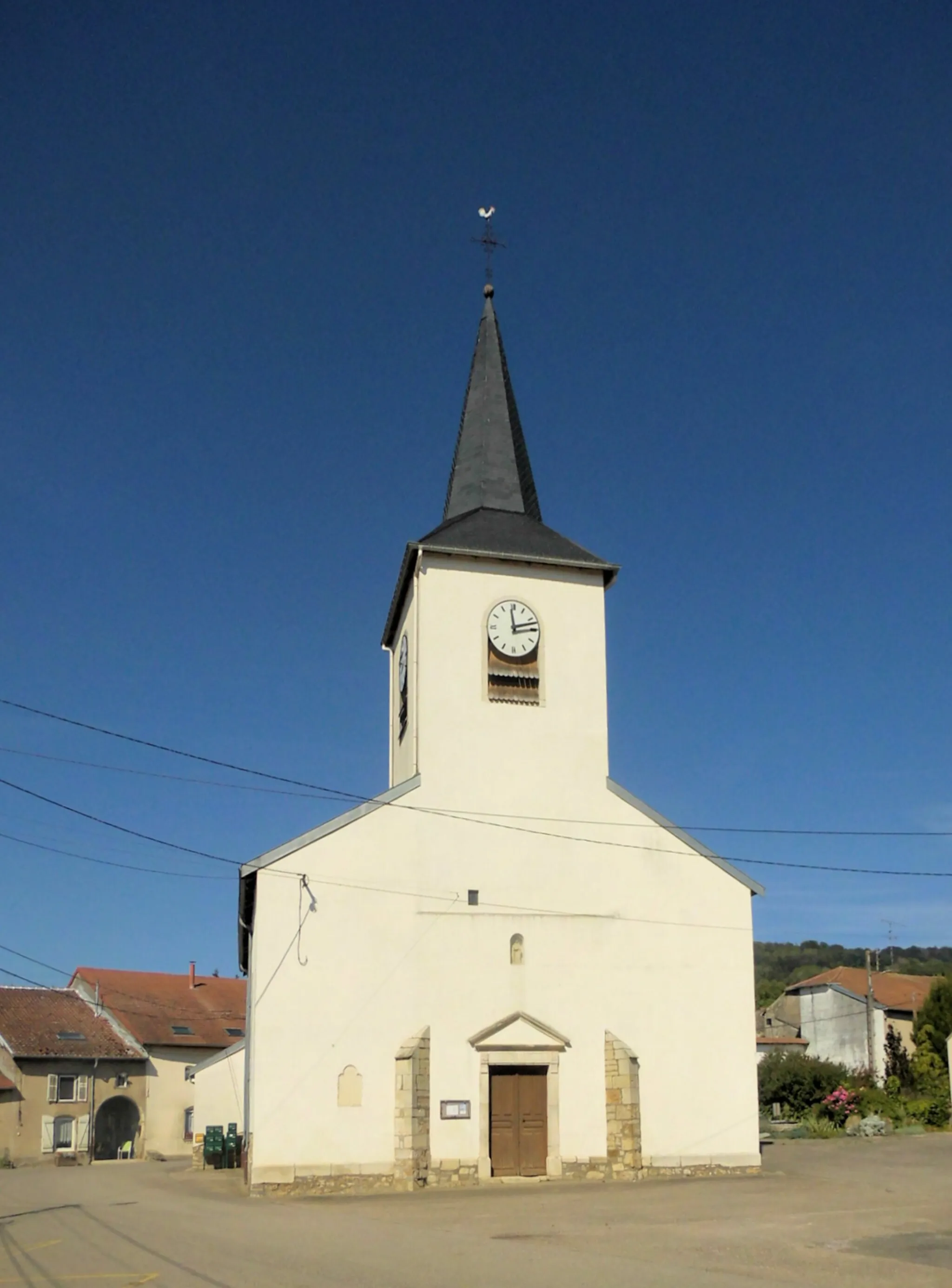 Photo showing: L'église Saint-Pierre de Forcelles-sous-Gugney, côté sud-est