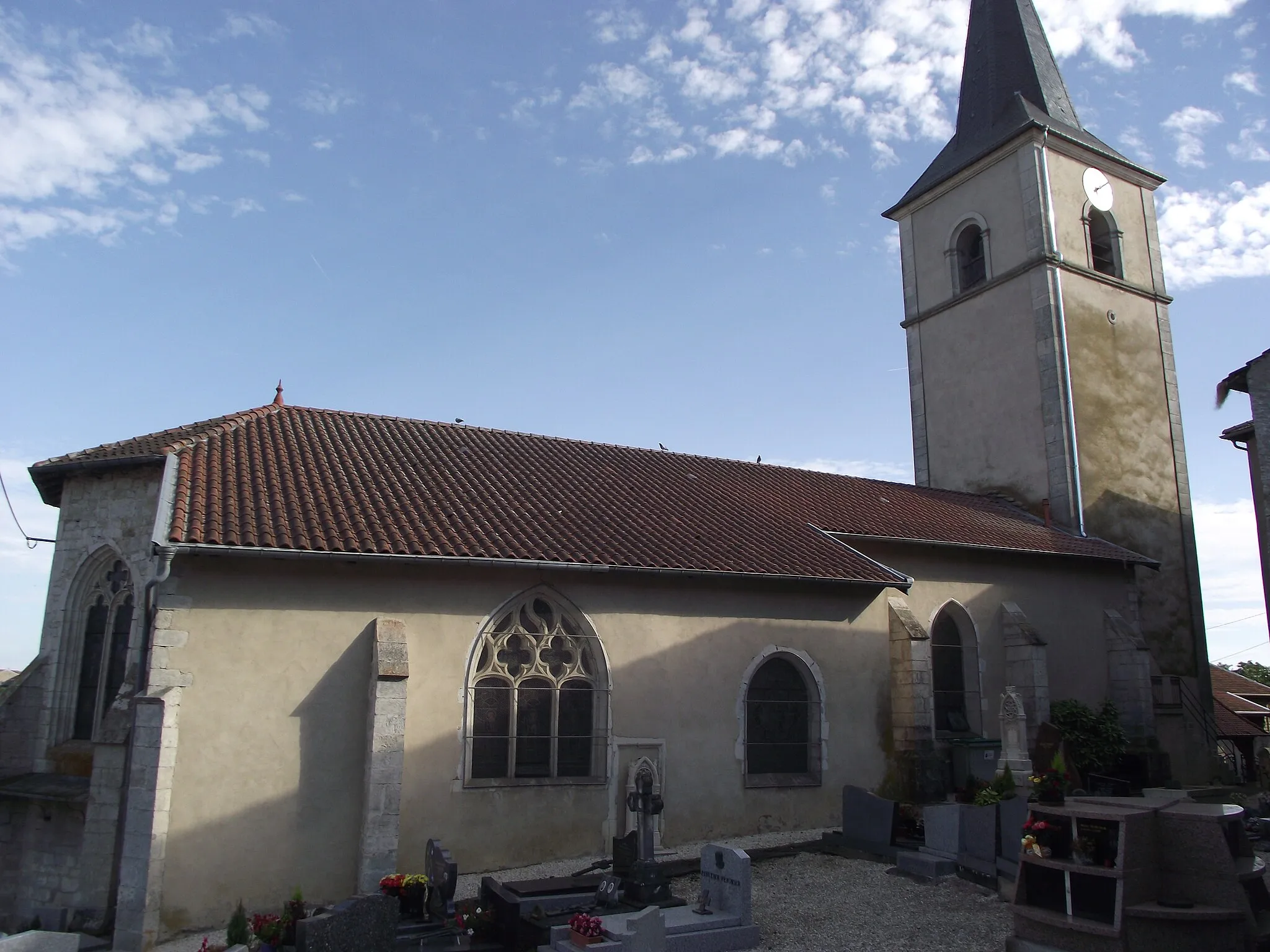 Photo showing: Église de Houdreville vue du coté gauche