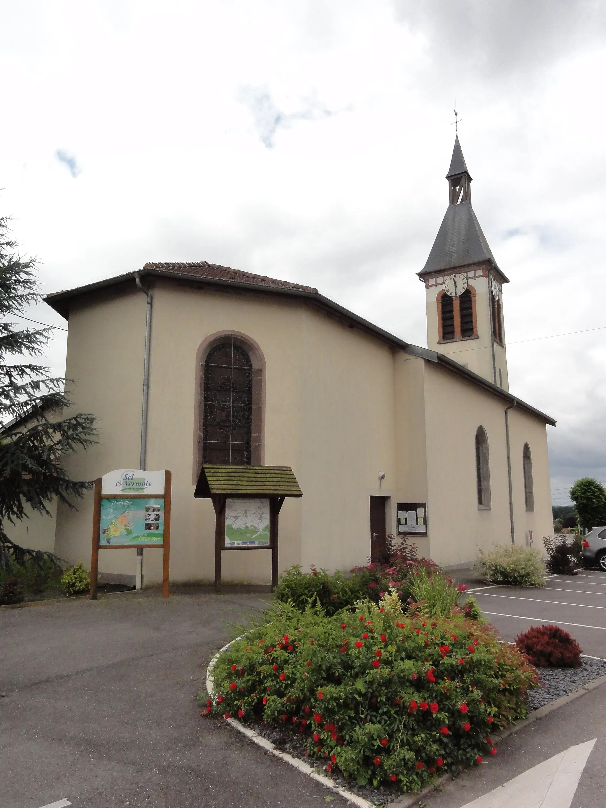 Photo showing: Hudiviller (M-et-M) église