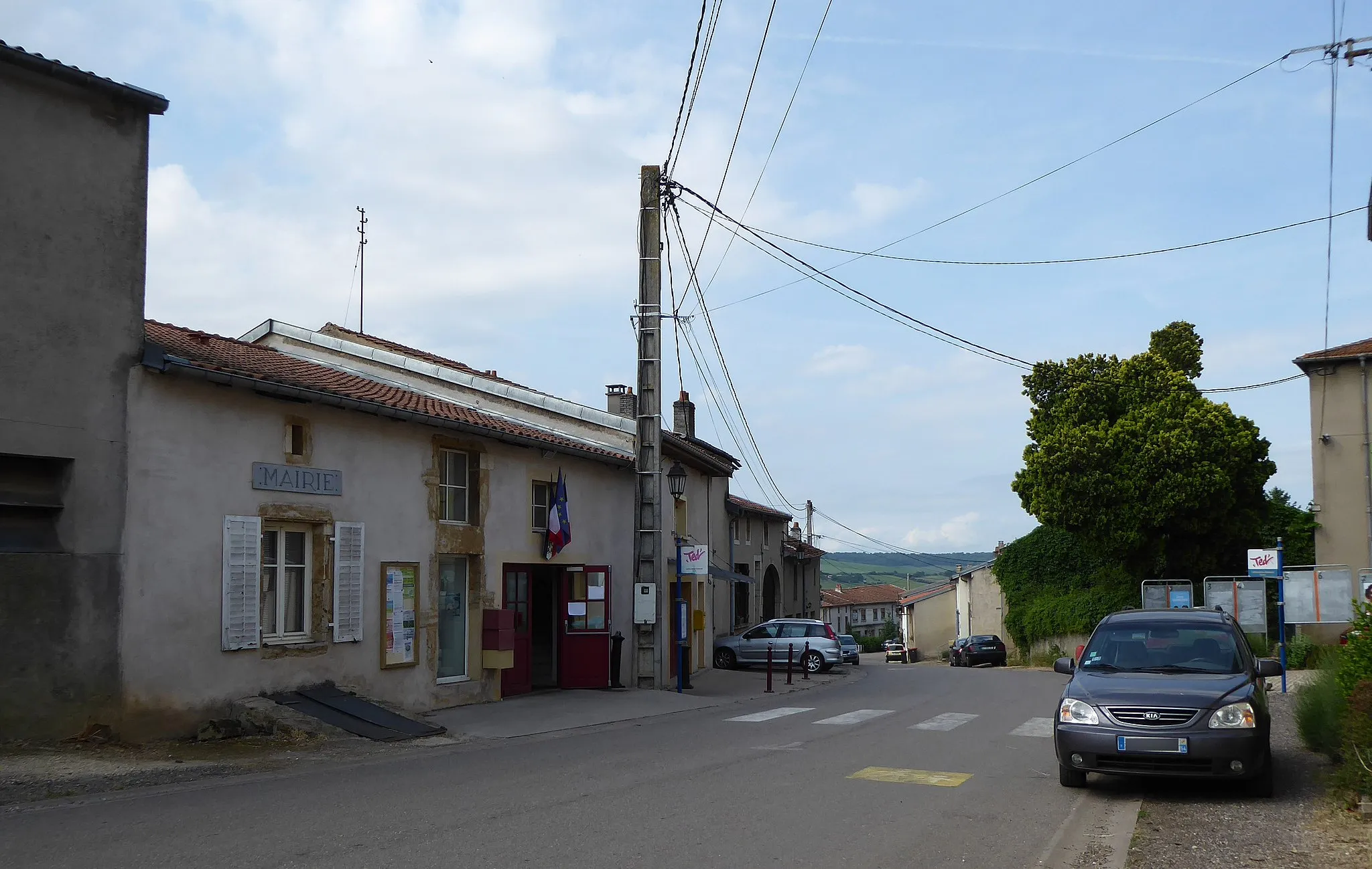 Photo showing: Mairie de Laître-sous-Amance rue Sophie de Bar.