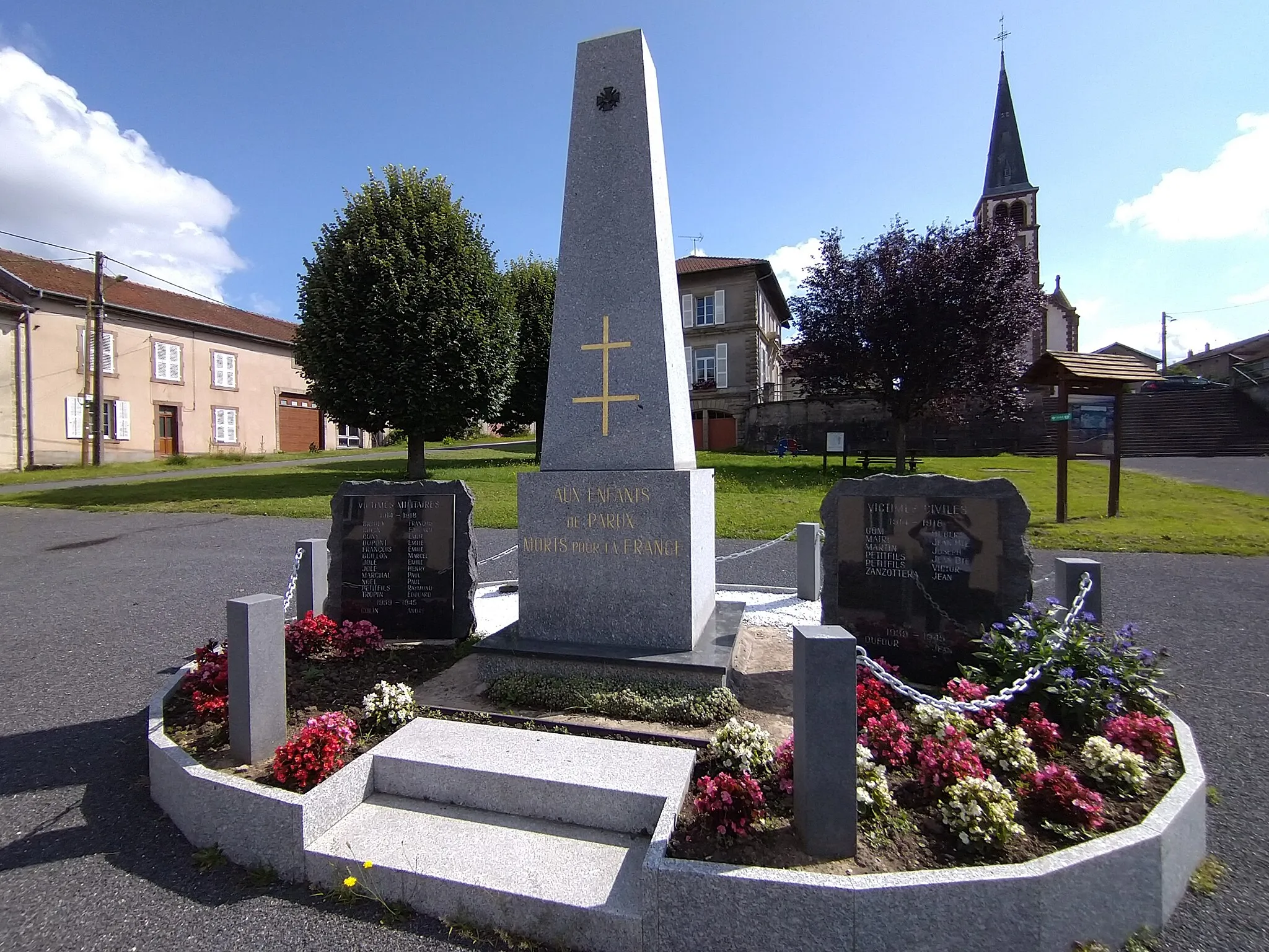 Photo showing: Parux (F-Meurthe-et-Moselle) Monument aux Morts